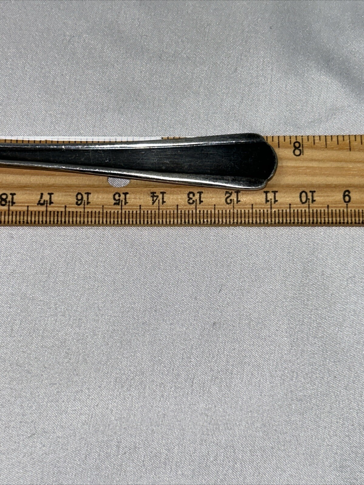 Vintage Court Silver Plate Serving Spoon 7 3/4″ Plate Damage