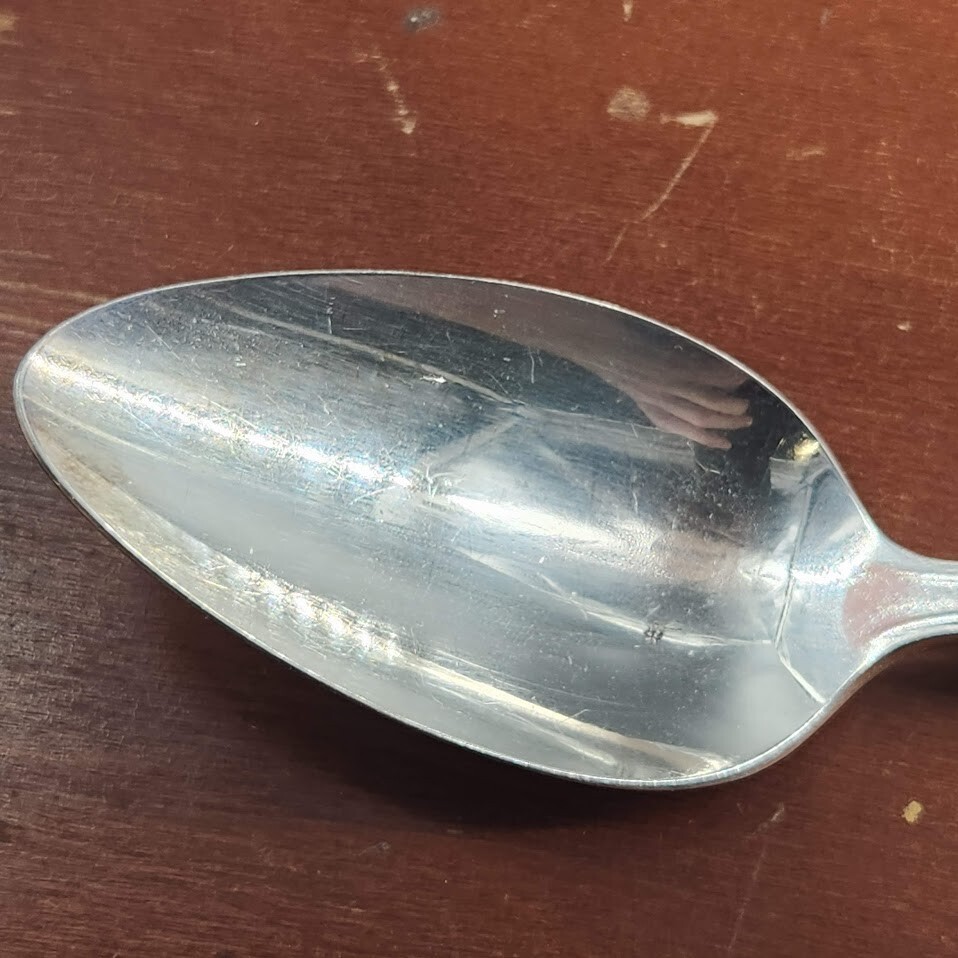6 Oneida Longchamps Chaumont Serving Spoon Tablespoon Silverplate 1935 flatware