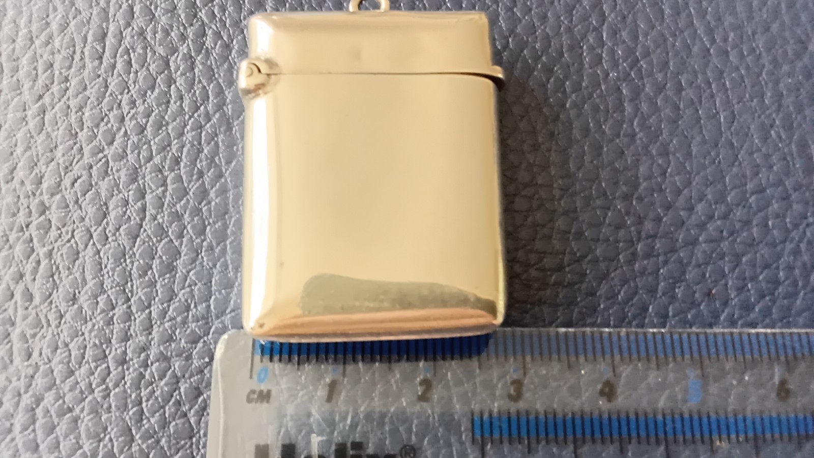 Sterling Silver Plain Classic Vesta Case Samual Levi Birmingham 1901.