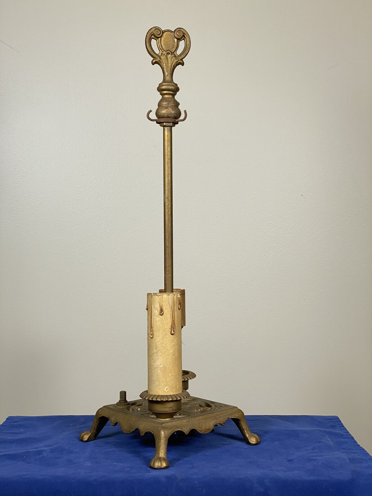 Vintage Table Lamp Light Fixture ~ Arrow, Hart & Hegeman Wiring ~ 17 1/4″H