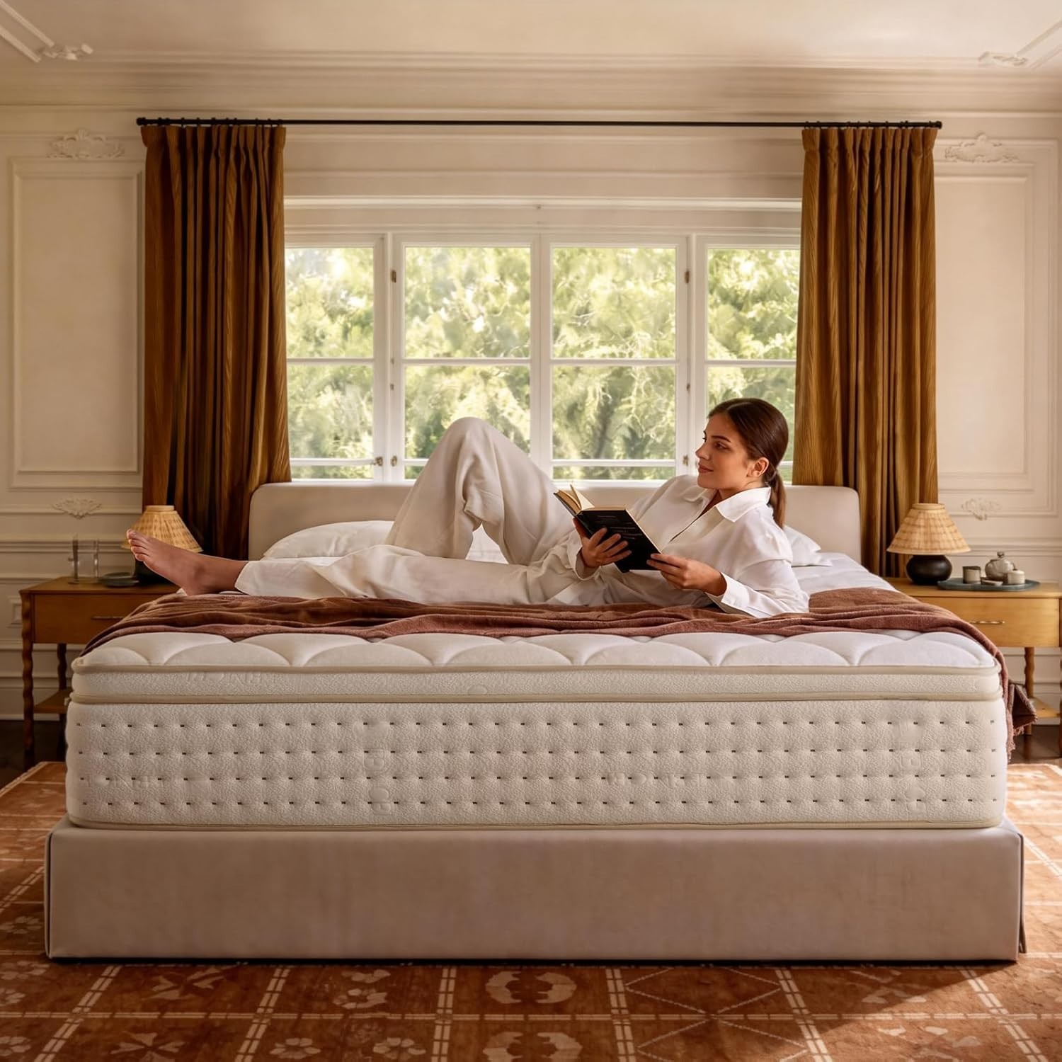 12 Inch King Size Mattress | The Feel Most Sleepers Prefer King Mattress Hybrid