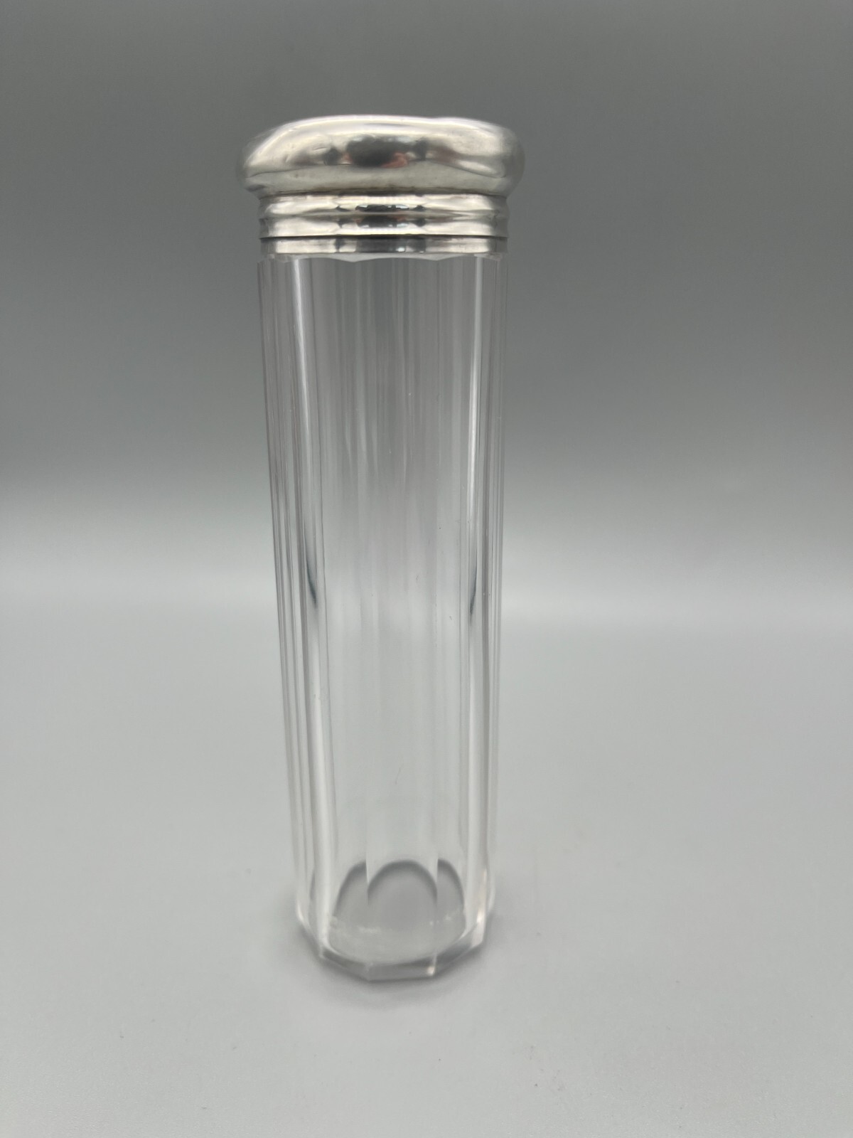 GEORGE V DRESSING TABLE POT w/ STERLING SILVER LID, GOLDSMITHS & SILVERSMITHS CO