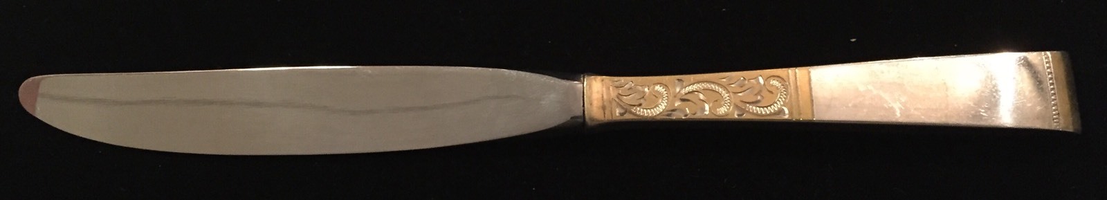 Sterling Silver Flatware – Gorham Golden Scroll Place Size Knife