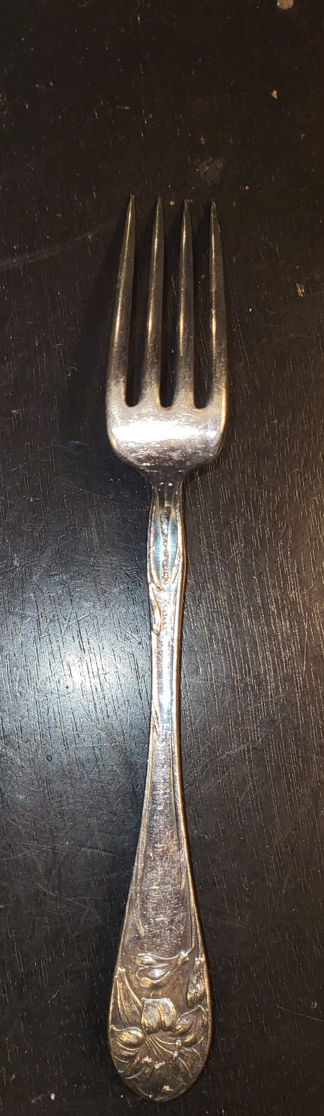 Alvin Patent One Silverware Fork “Easter Lily” pattern