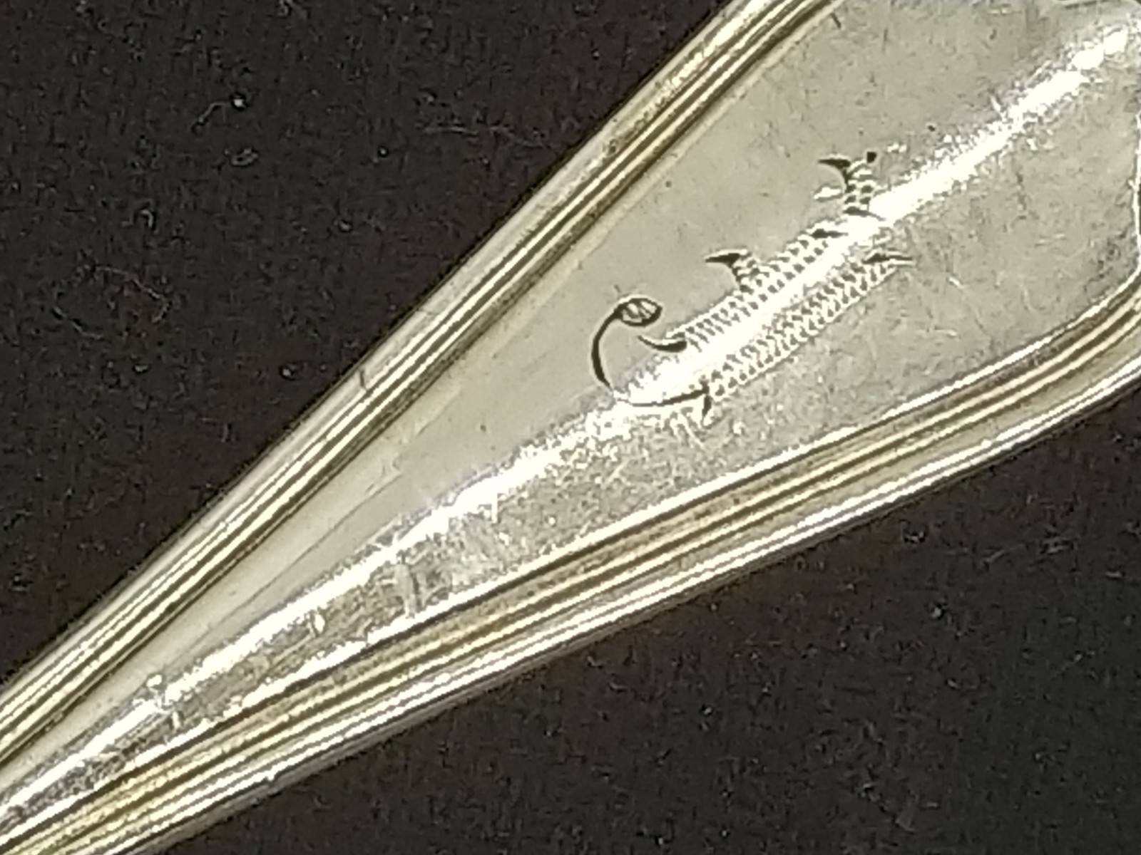 ✅️ Qty 5 RARE EHH SMITH c1908 COLONIAL SILVERPLATED Dematise SPOONS Mono E