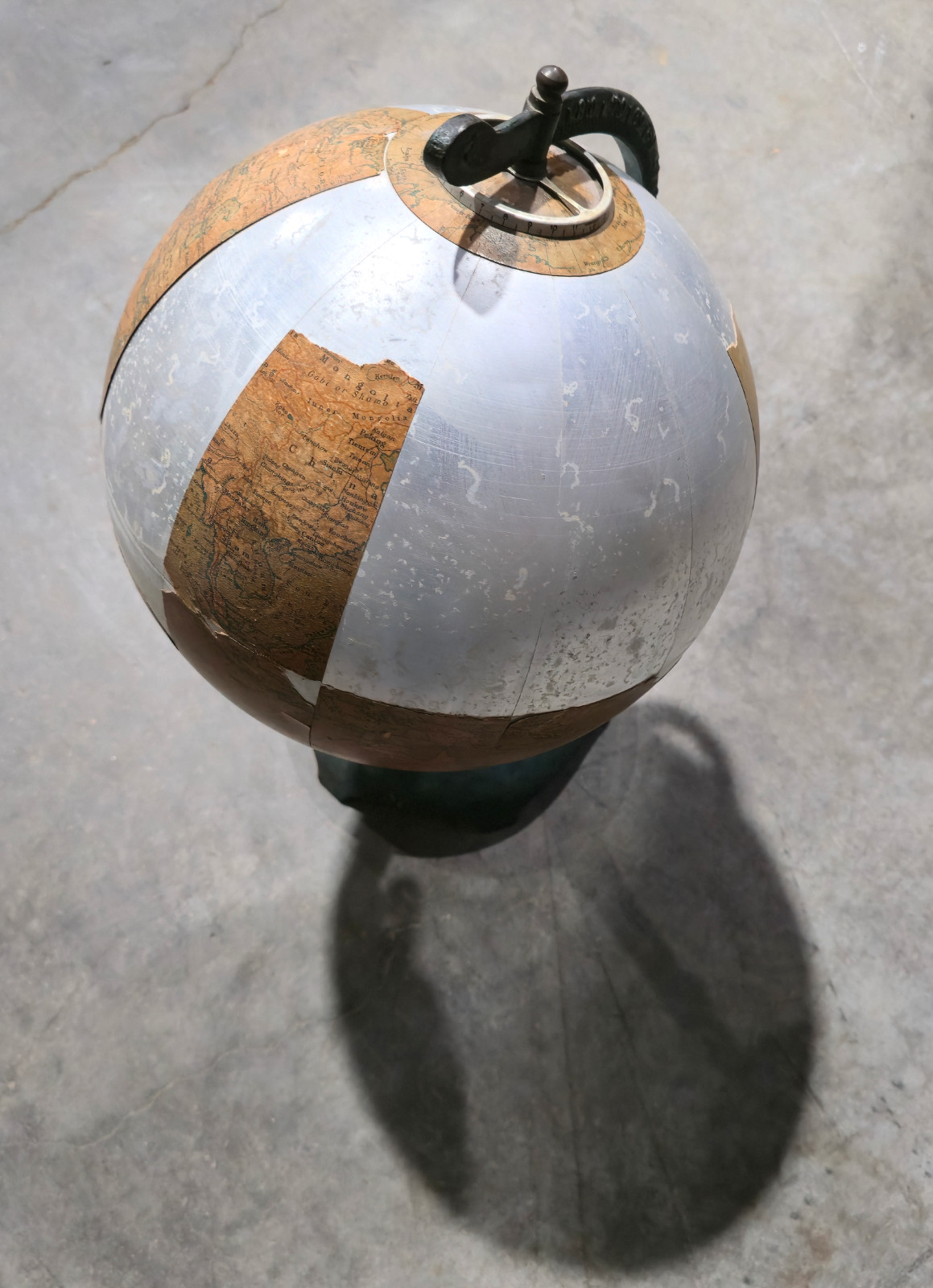 Antique Early 1900-1920s Art Deco Hammond Terrestrial World Globe