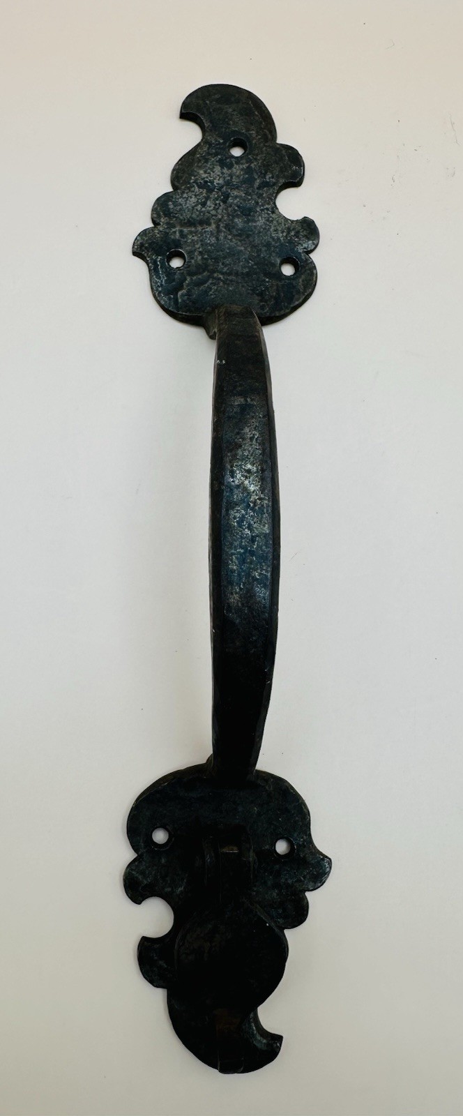Antique BLACK IRON 11 1/4 in. Thumb Latch Door or Gate Pull 10 1/4”