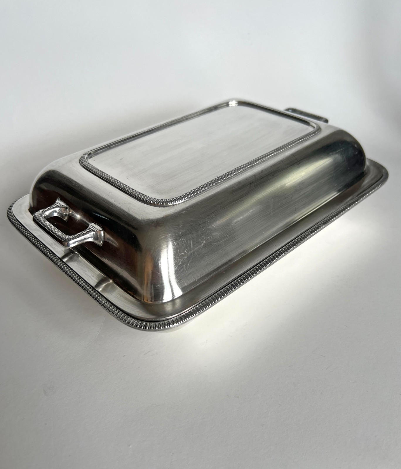 Harrison Bros & Howson Antique Alpha Silver plated rectangular serving dish