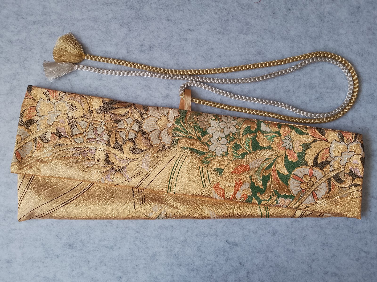 Handmade Silk Japanese Sword Bag Katana 125 cm made from vintage obi