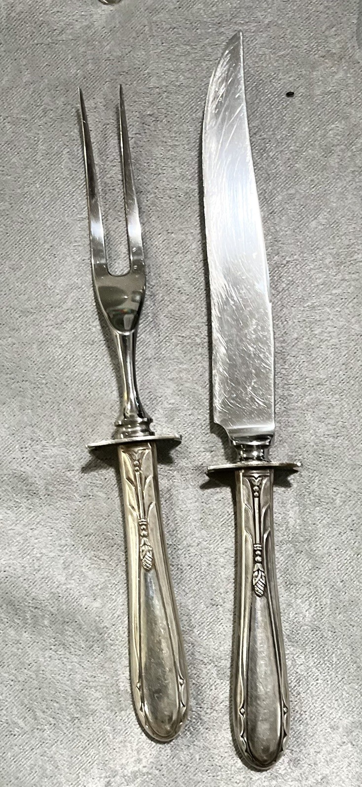 Oneida Heiress Sterling Flatware Set -39 Pc with original heavy case