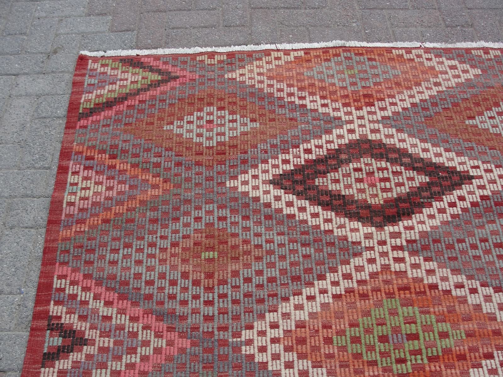 6×9 Large Kilim Rug – Handmade Oushak Rugs for living room