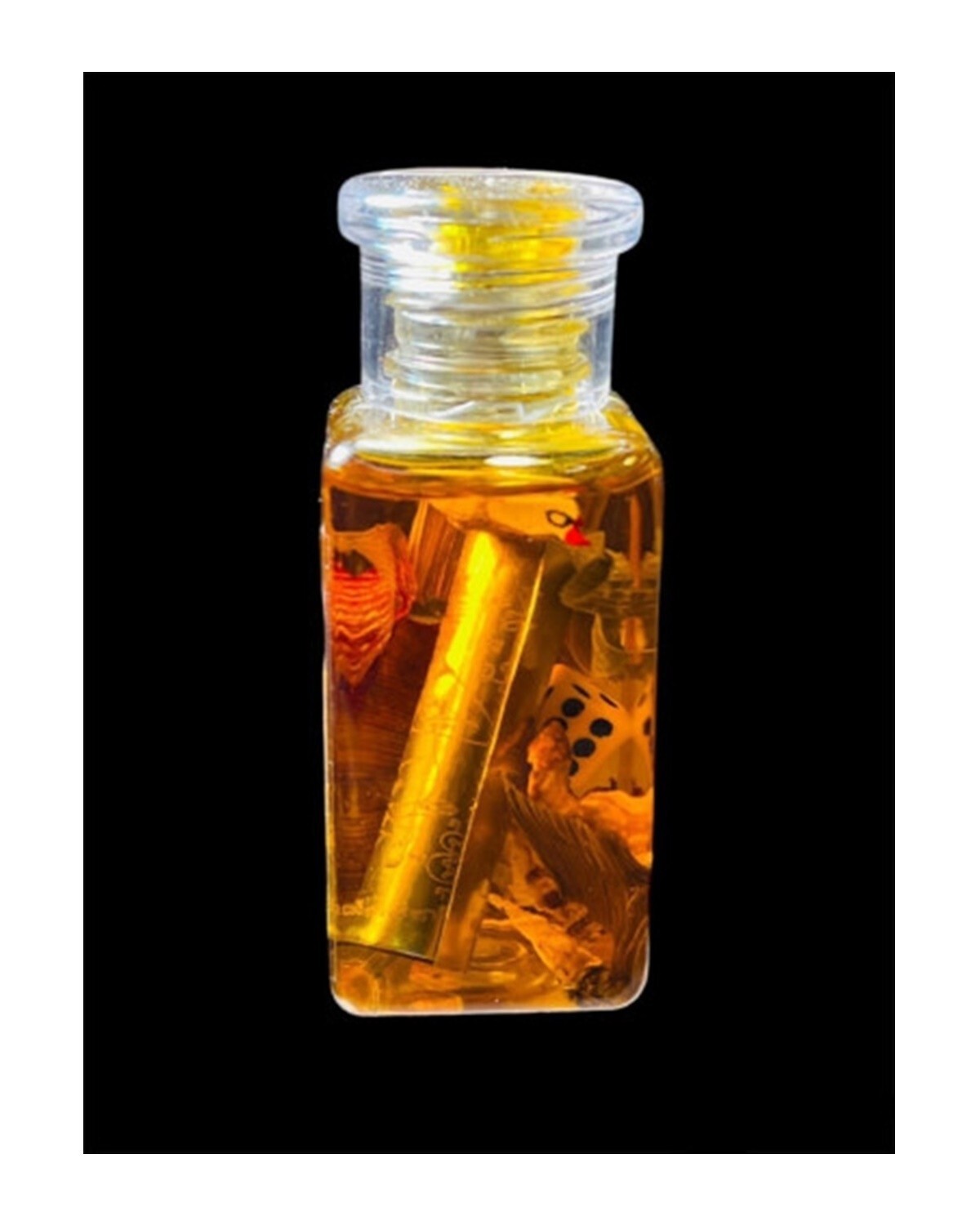Amulet Magic God Groan Oil Charm Thai Fetish Love Lover Business Money LP Poon