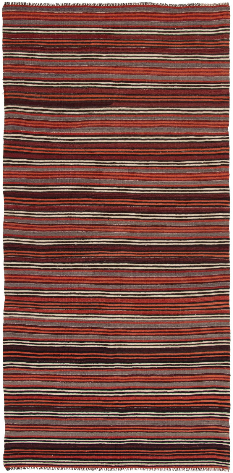 Traditional Vintage Hand Woven Area Rug 4’10” x 10’1″ Wool Oriental Carpet