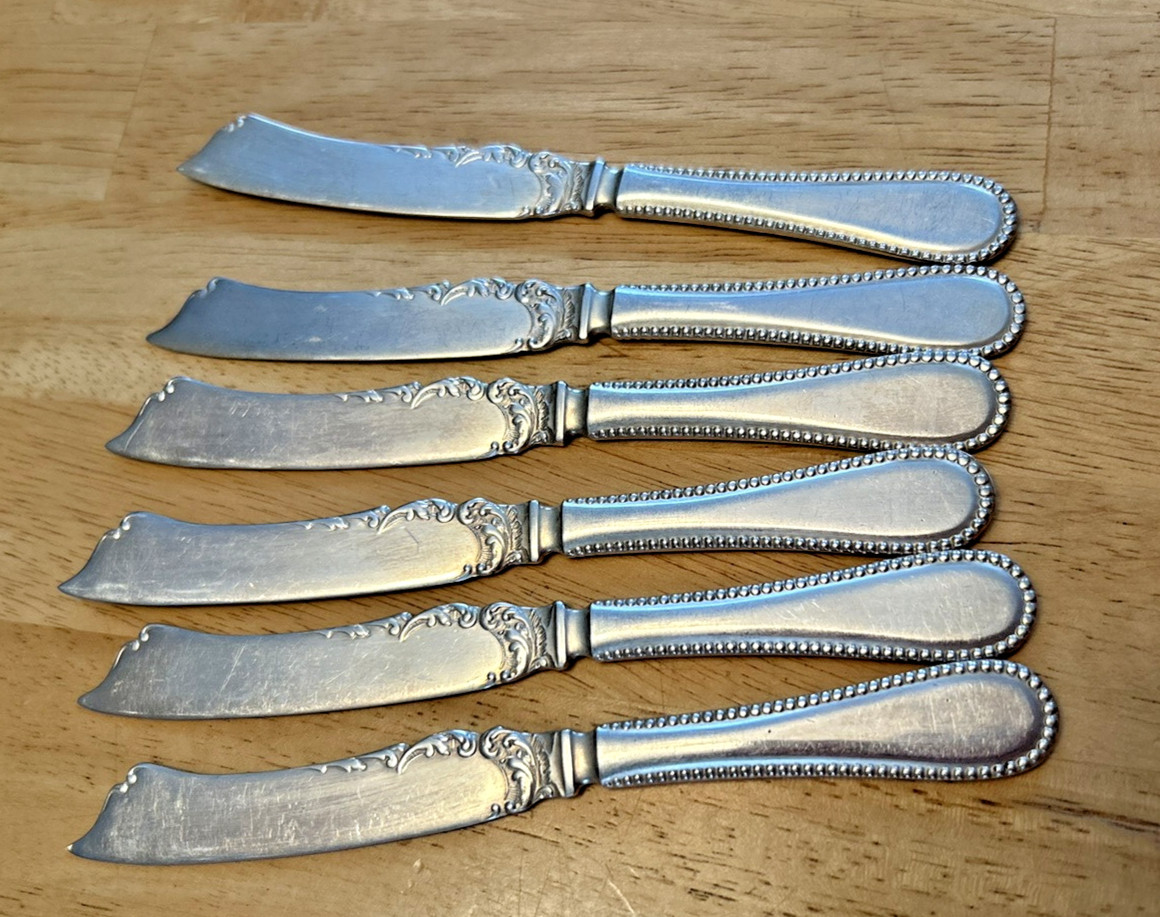 6 C. B. BARKER 6″ BUTTER KNIVES