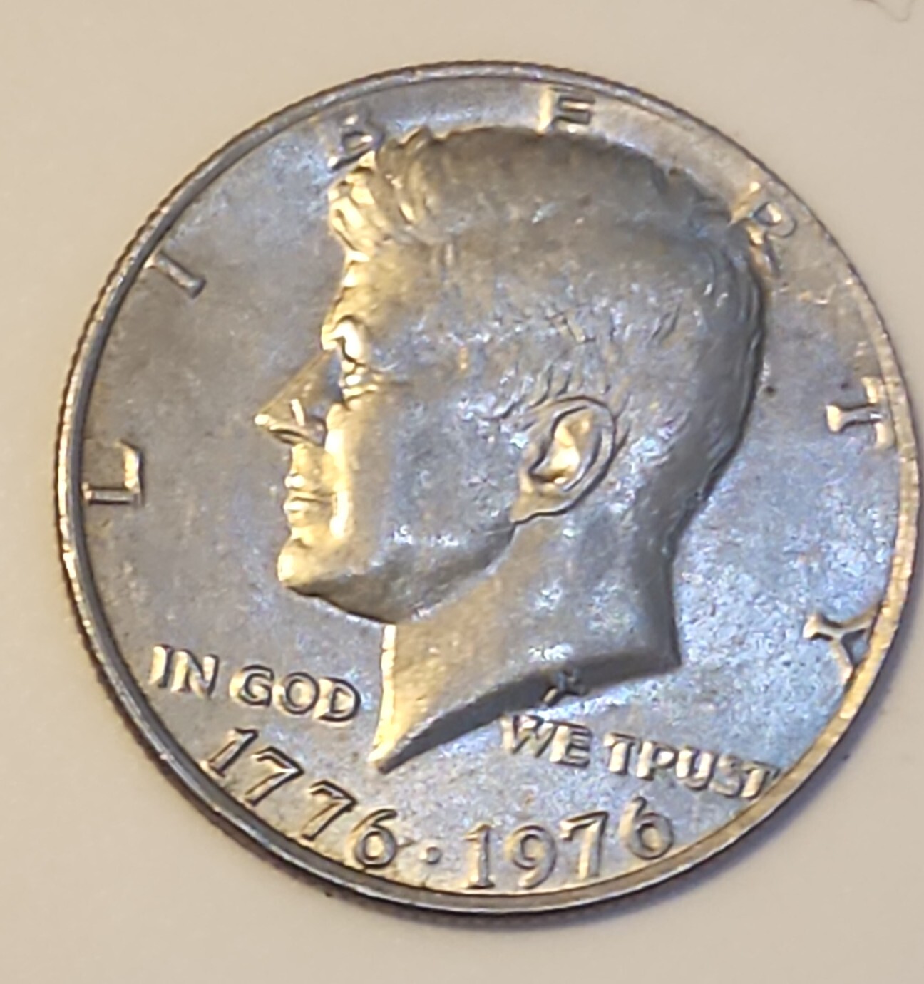 1776-1976 Bicentennial Kennedy Half Dollar No Mint Mark