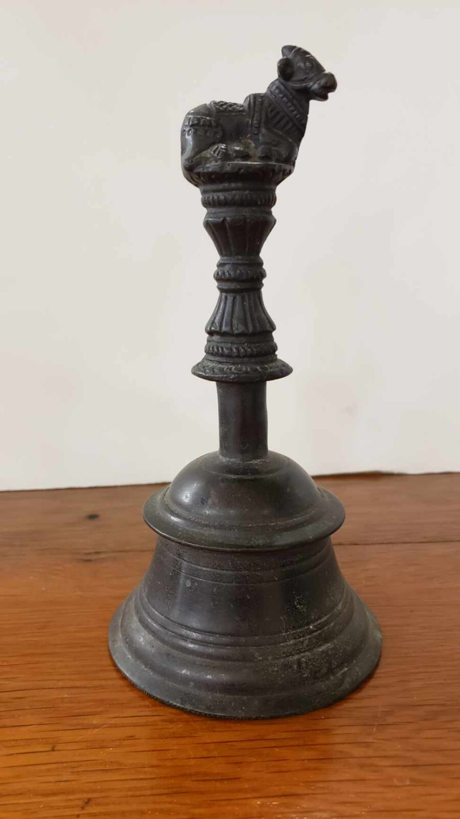 Late 19th/Early 20th Century Indian Bronze Kamadhenu Ghanta Bell