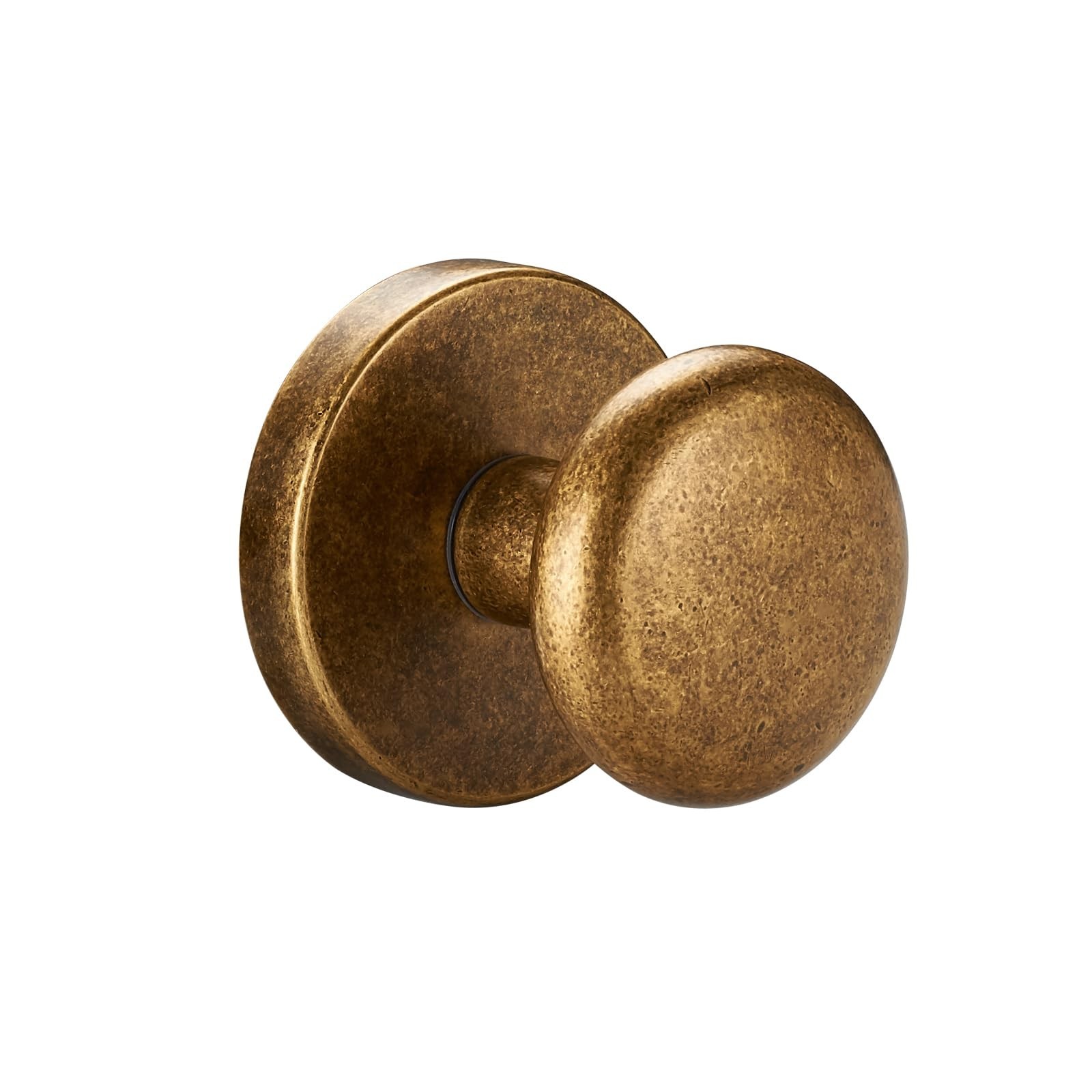 Vintage Classic Round Brass Passage Door Knob Set