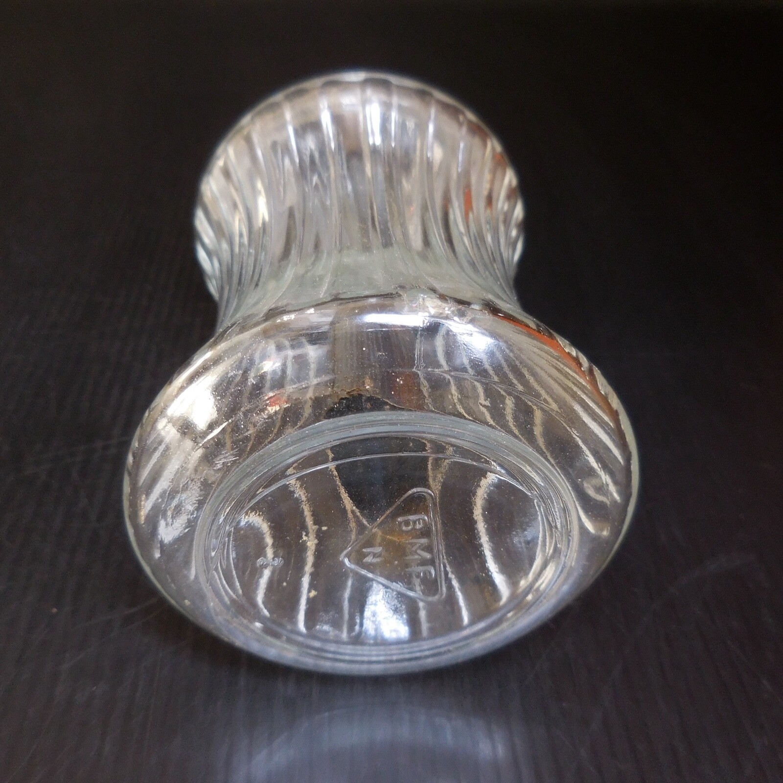 N9346 Powder Shaker BMF STAINLESS GLASS Metal Art Deco Table France