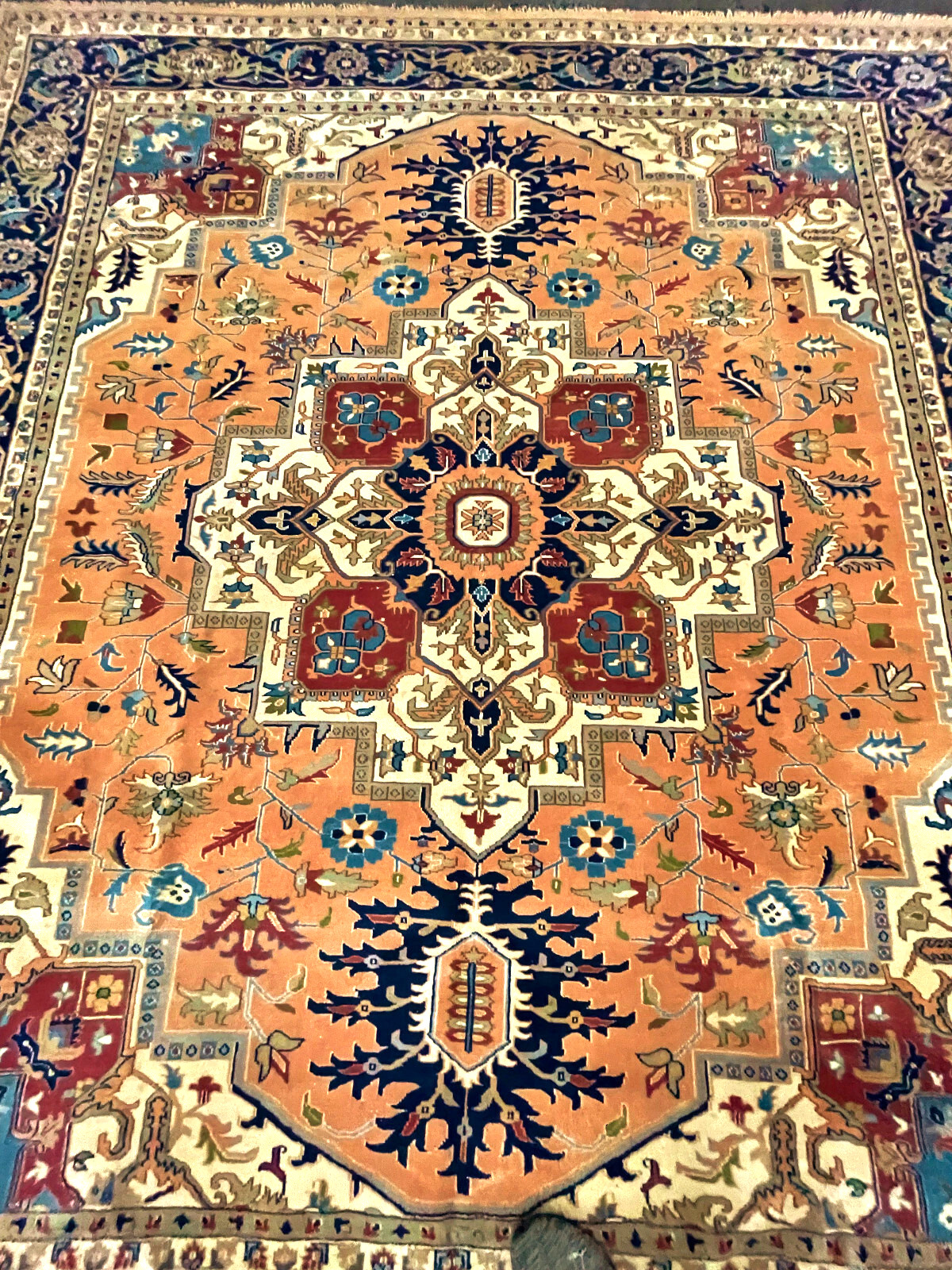 HAND WOVEN SERAPI RUG 8x10FT