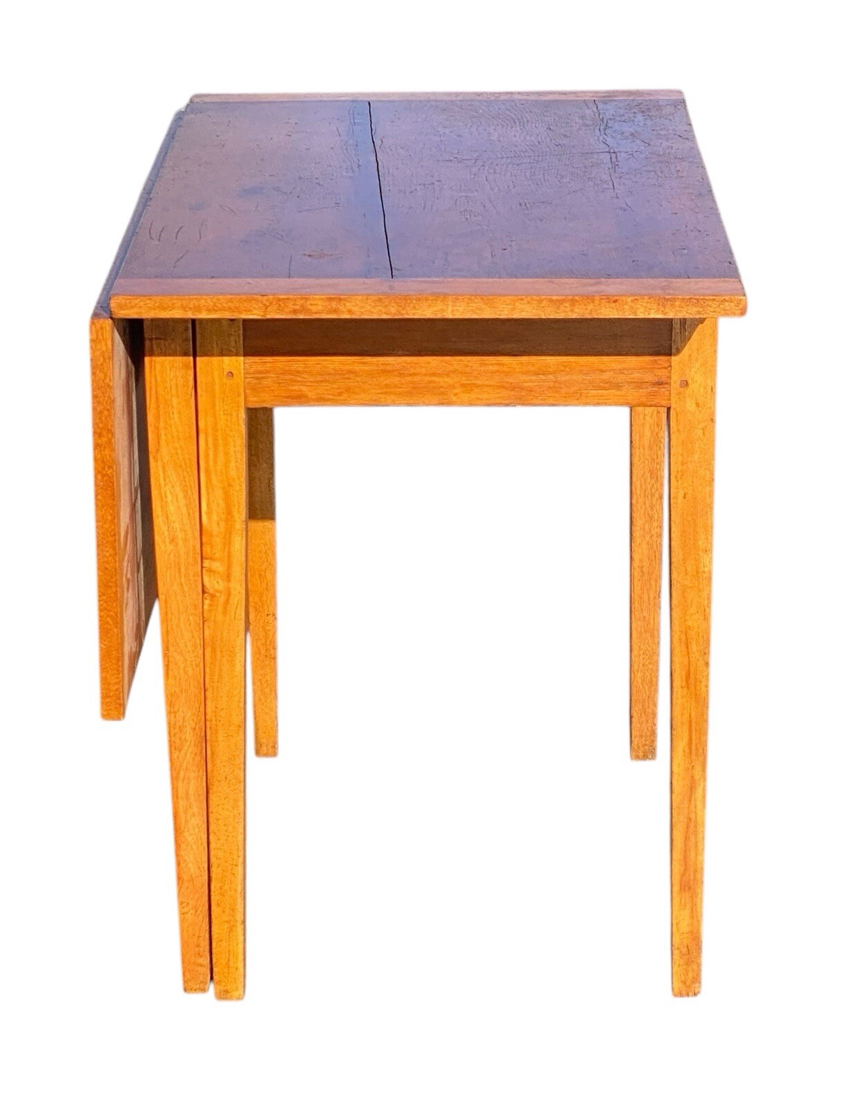 Antique Hepplewhite Drop Leaf Tavern Table / Bakers Table