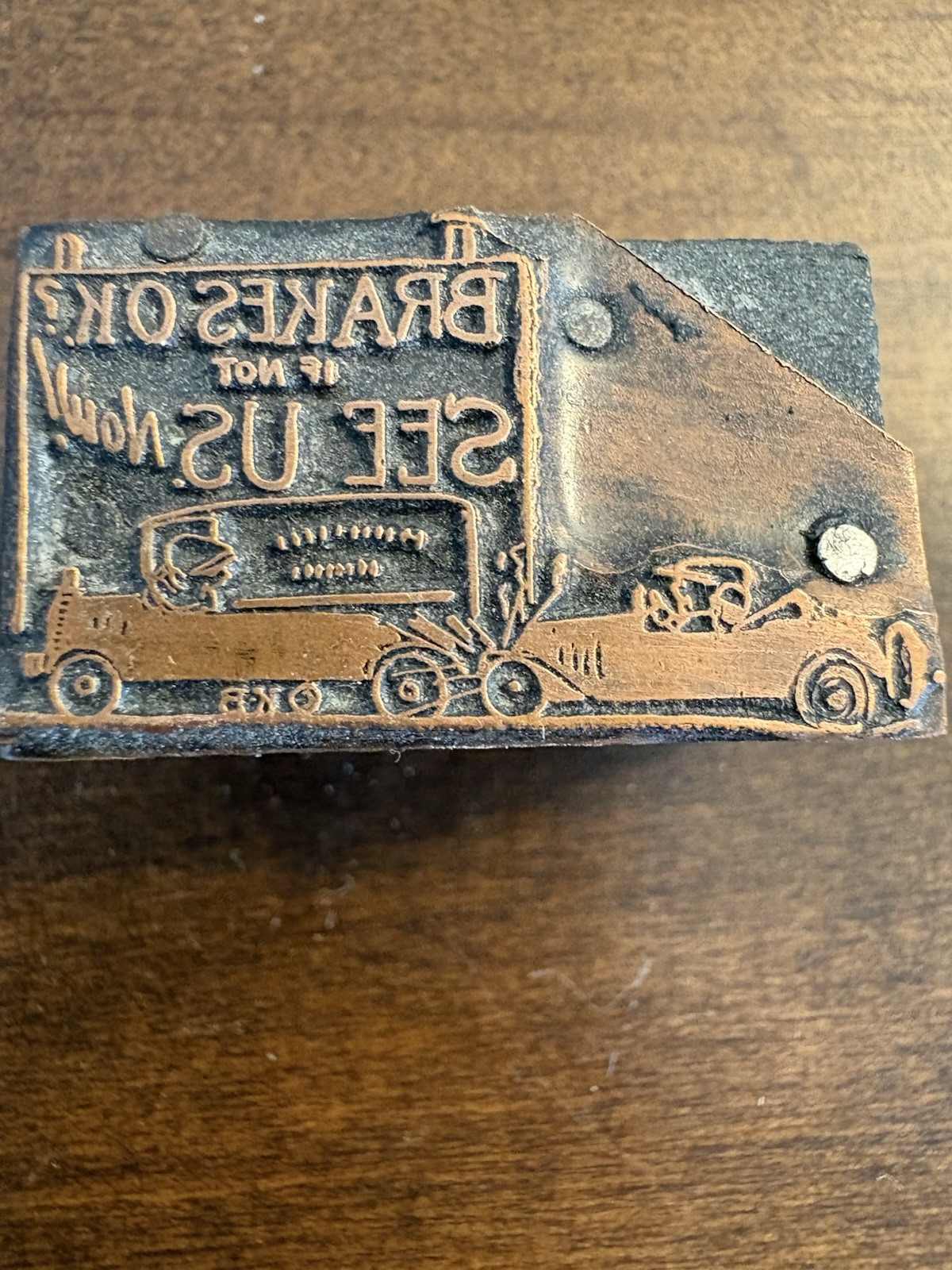 Vintage printing Press Block Brakes OK? If Not See Us Now! – More Avail. Rare!