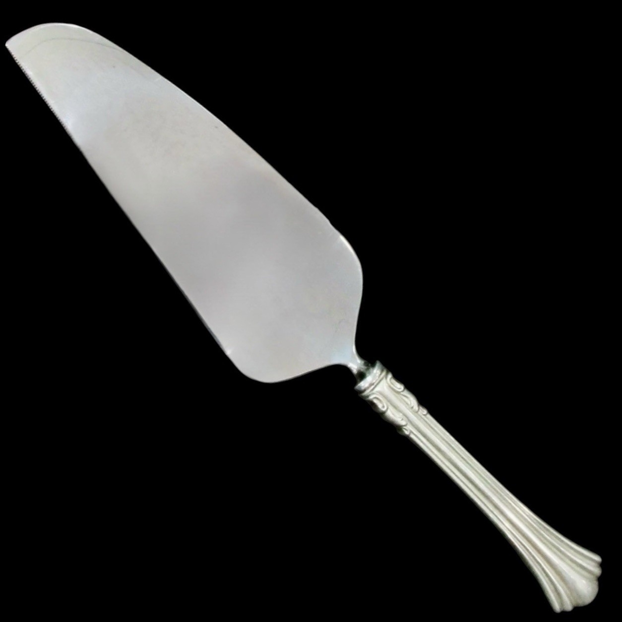Reed & Barton Eighteenth Century Pie Cake Knife/Server, Sterling/Stainless ,11″