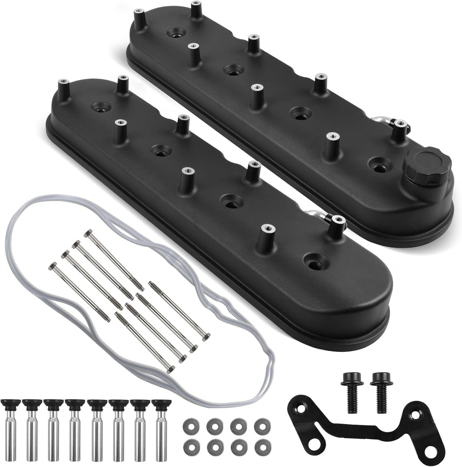 LS Cast Aluminum Tall Valve Covers w/Coil Mounts for LS1/ LS2/ LS3/ LS6/ LS7 …