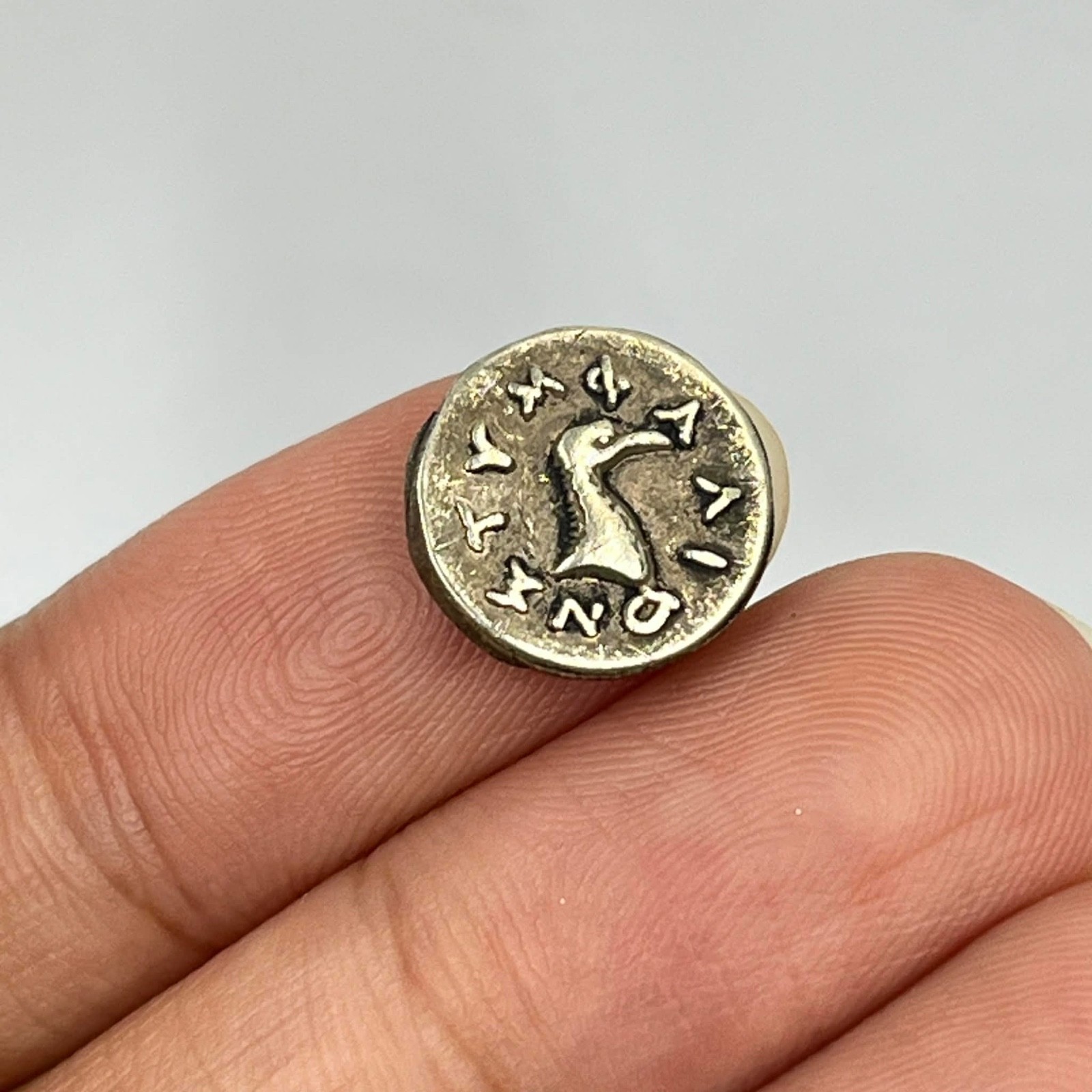 Unique Authentic Ancient Greek Silver Tetradrachm Coin Ca. 454-404 BC