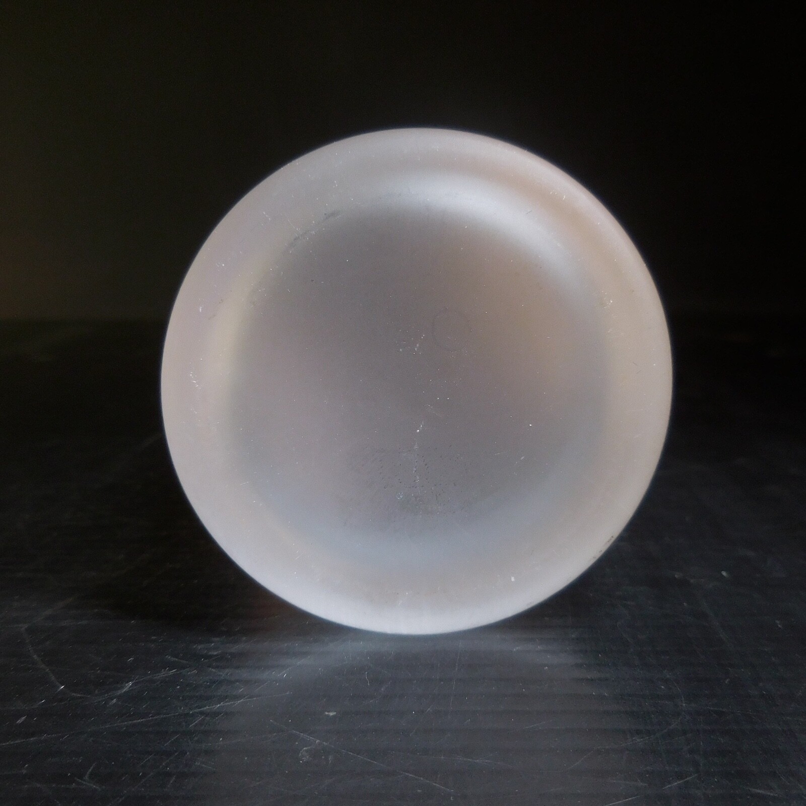N23.270 Art Deco Table Glass Warner Bros Titi White Opaque But Yes I Love You