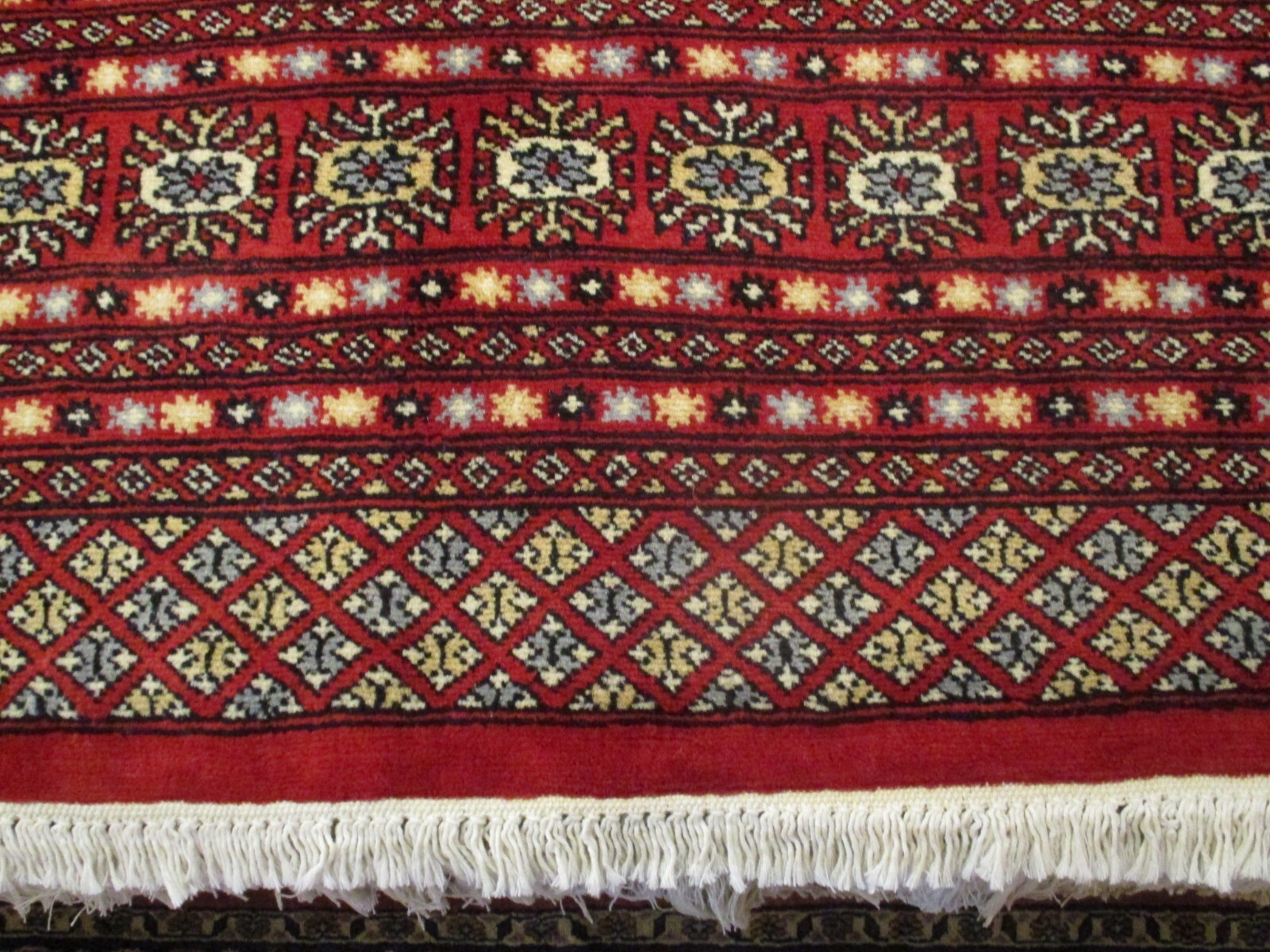 8’x10′ ALLOVER-PATTERN GEOMETRIC HANDMADE-TURKISH-KNOTTED FINE WOOL RUG 586229
