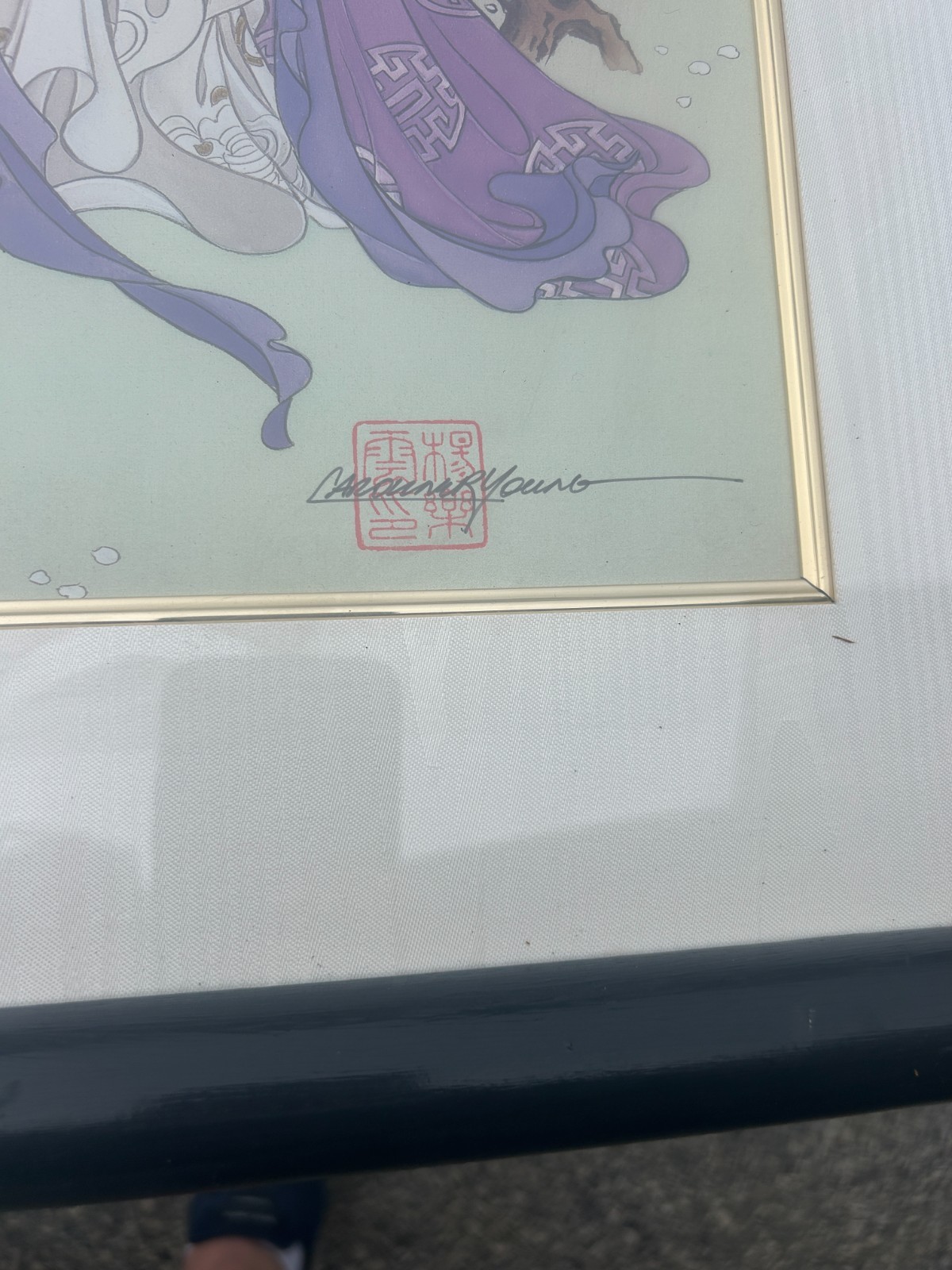 Signed Franklin Mint Goddess Hundred Flowers Caroline Young Limited Edition COA