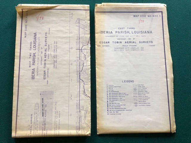 Edgar Tobin Aeriel Surveys – Iberia Parish Louisiana – East Third/West Two Third
