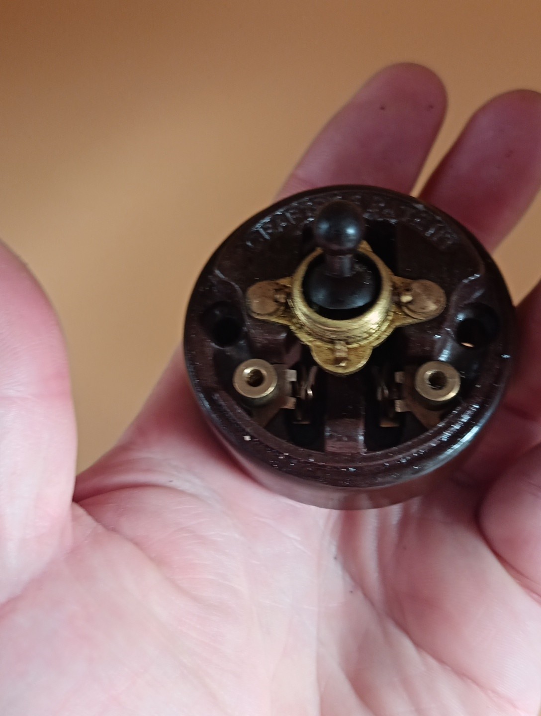 Vintage Bakelite Crabtree Light Switch No5