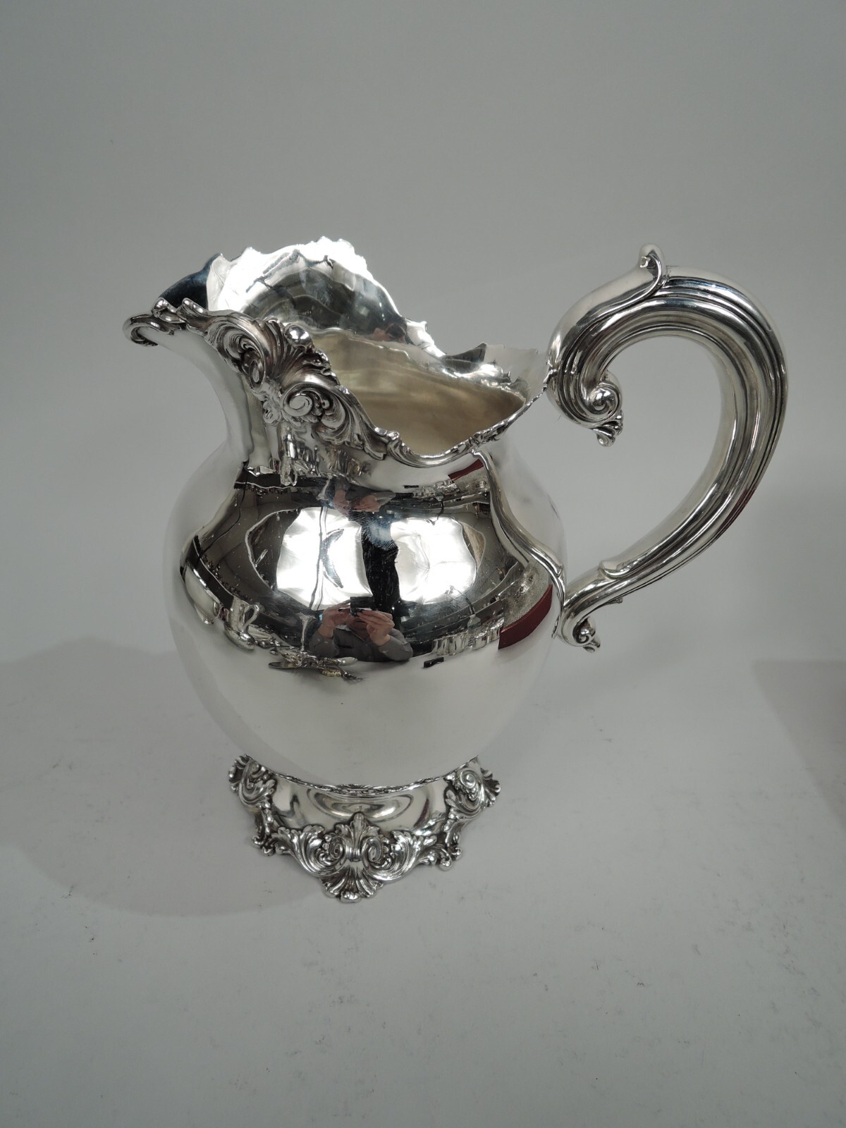 Frank W Smith Water Pitcher 1794 Antique Edwardian American Sterling Silver
