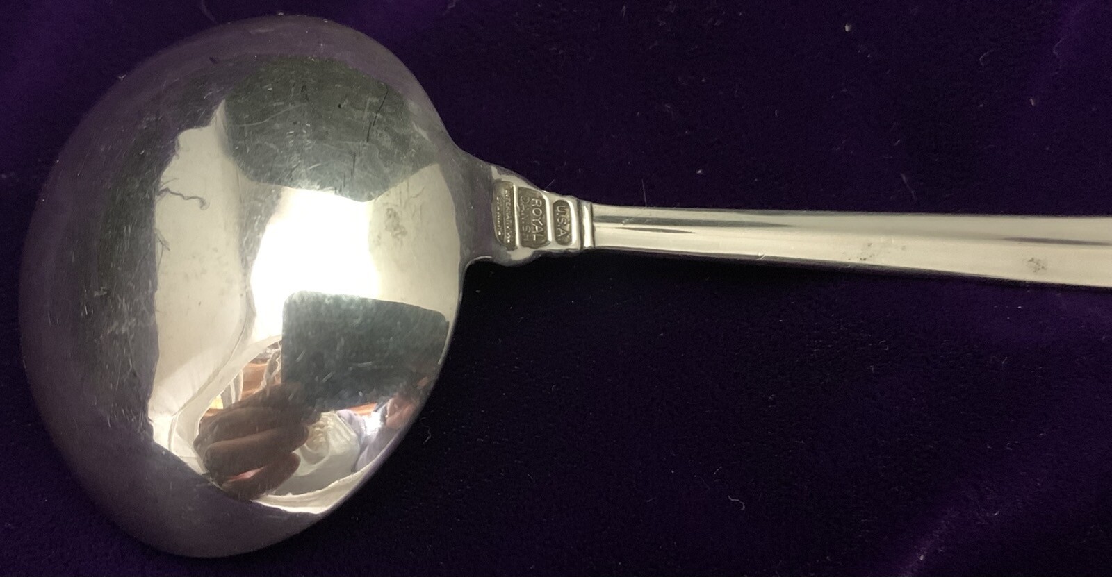 International Sterling Flatware, Royal Danish, Cream Ladle, 5 3/4 inches