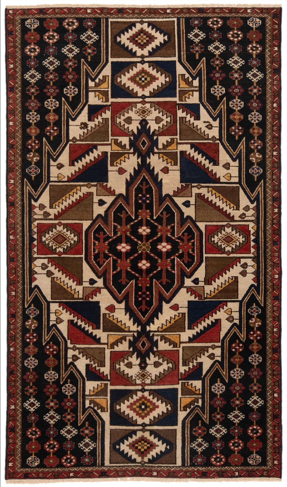 Patina 183×106 cm Hand Knotted Persian Carpet Orient Carpet Rug Beige