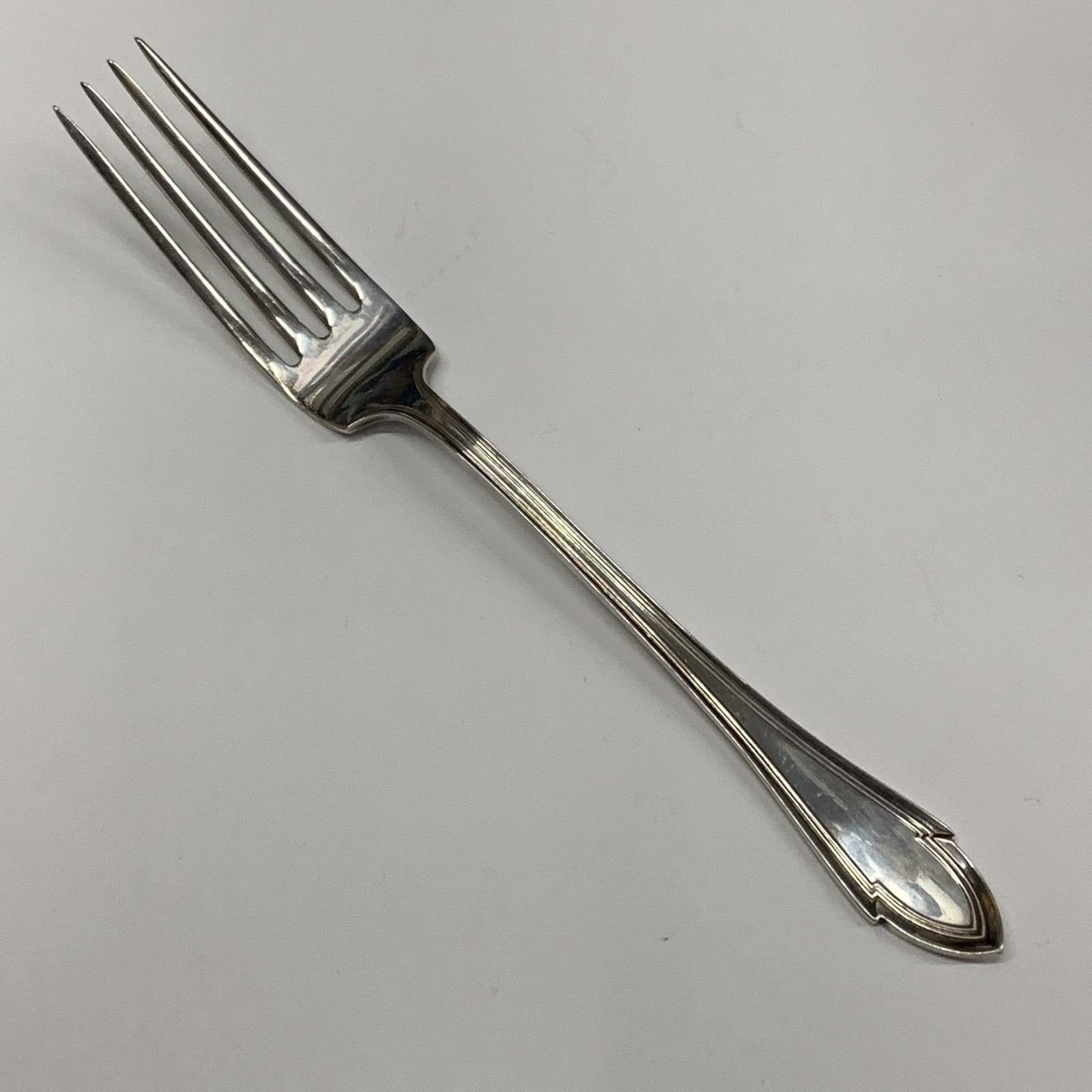 Dominick and Haff Sterling Flatware, Queen Elizabeth, Dinner Fork, 7 1/8 in