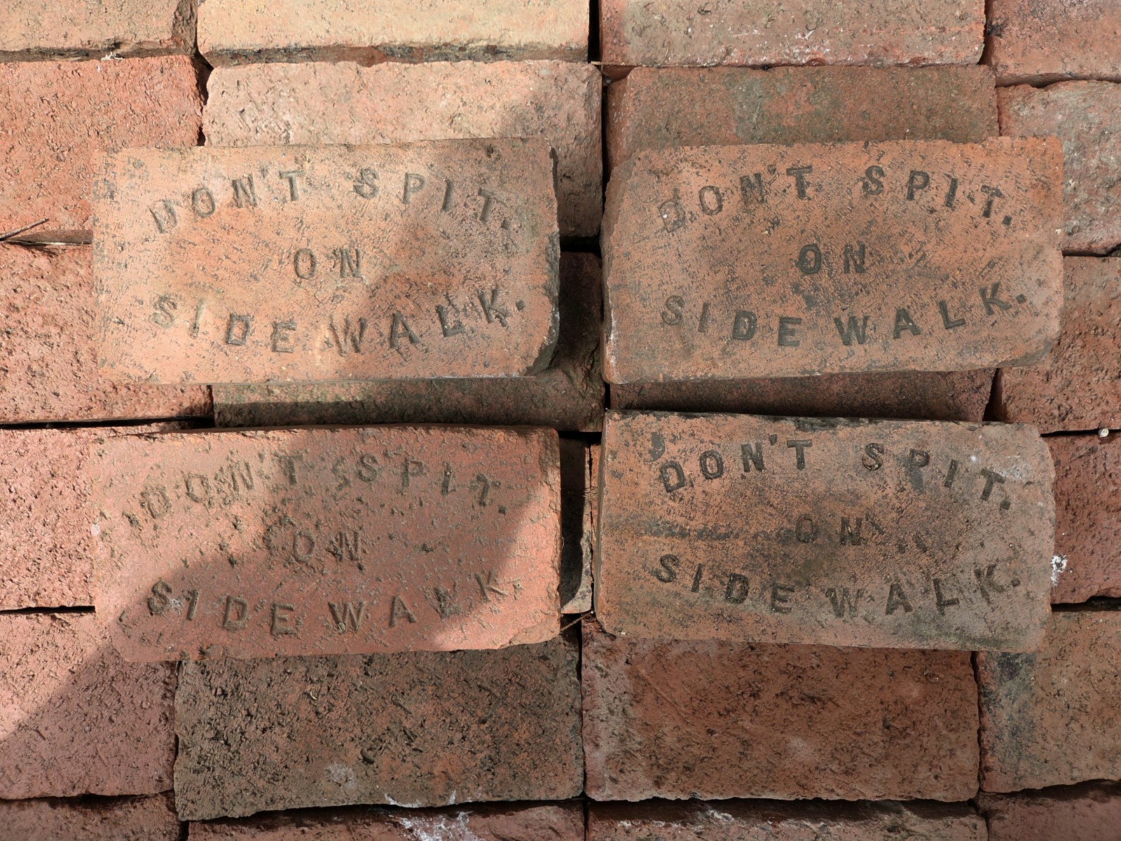 Don’t Spit On Sidewalk Bricks (price per brick)