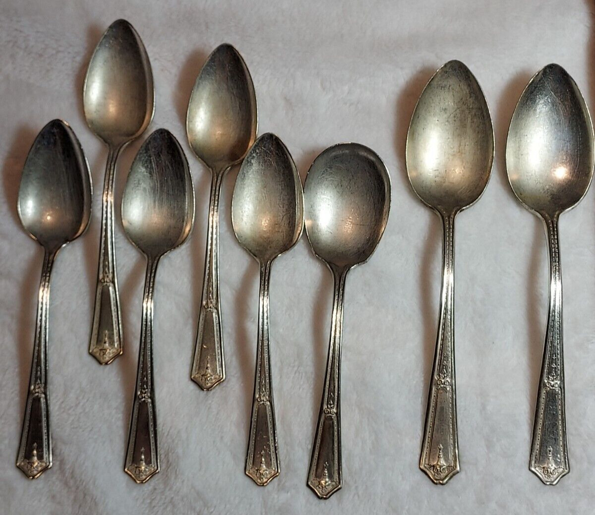 RCCO Rogers 1924 Bouquet/Vendome Silverplate – SET of 8 SPOONS