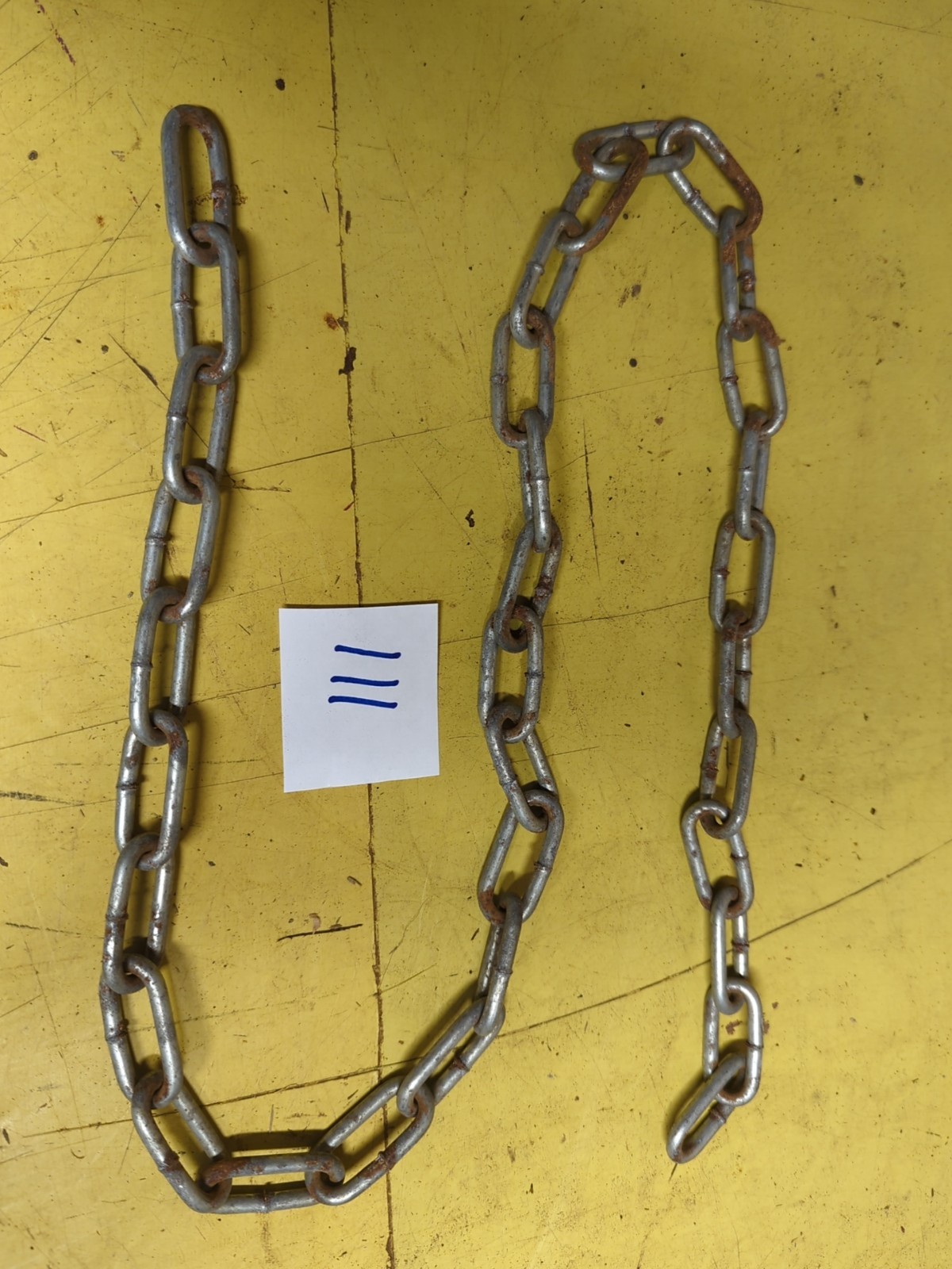 COOL 42″ Silver/Rusty CHAIN INDUSTRIAL STEAMPUNK ART HANGERS FARM DECOR