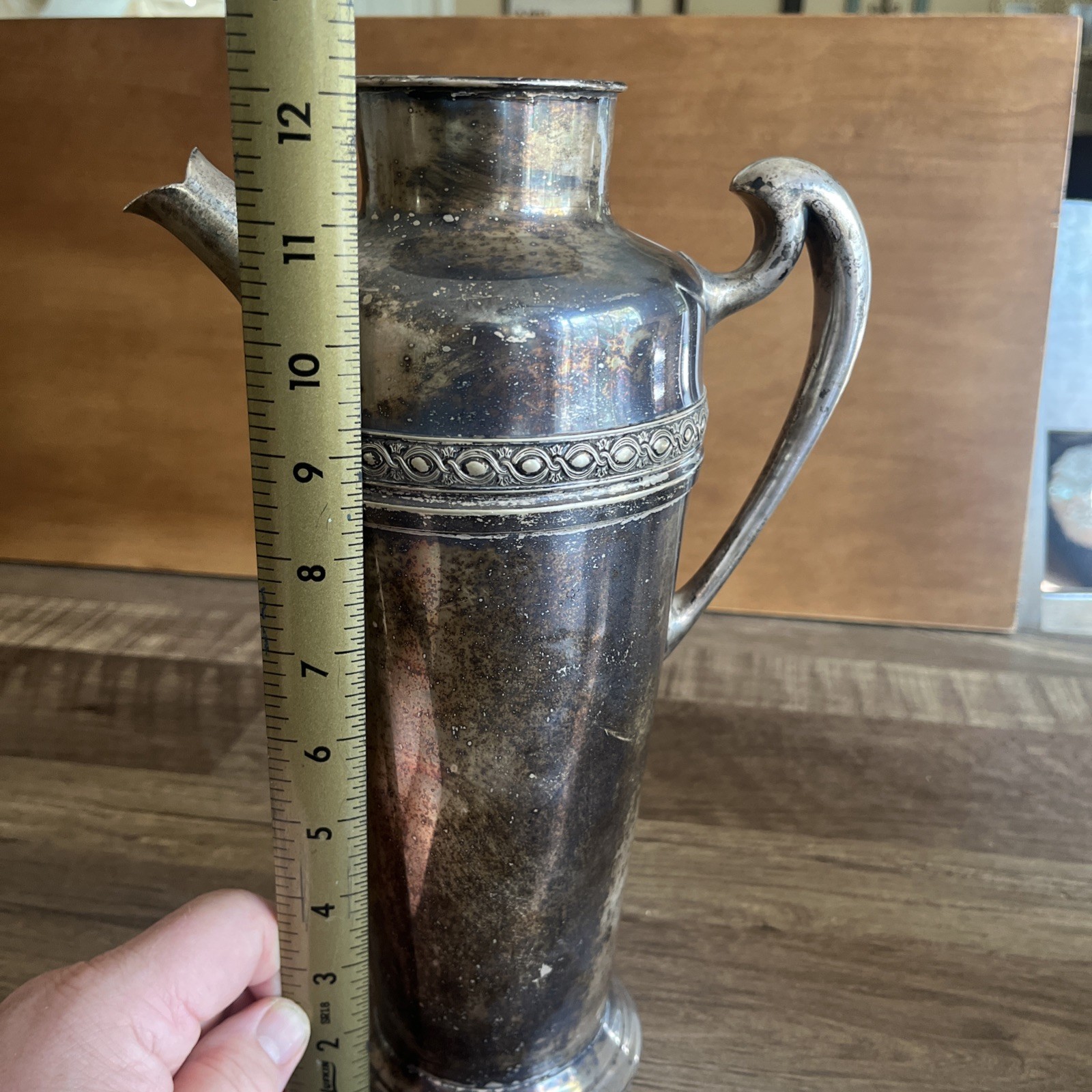 Vintage Knickerbocker Silver Electro Plate On Nickel Silver Cocktail Shaker 768g