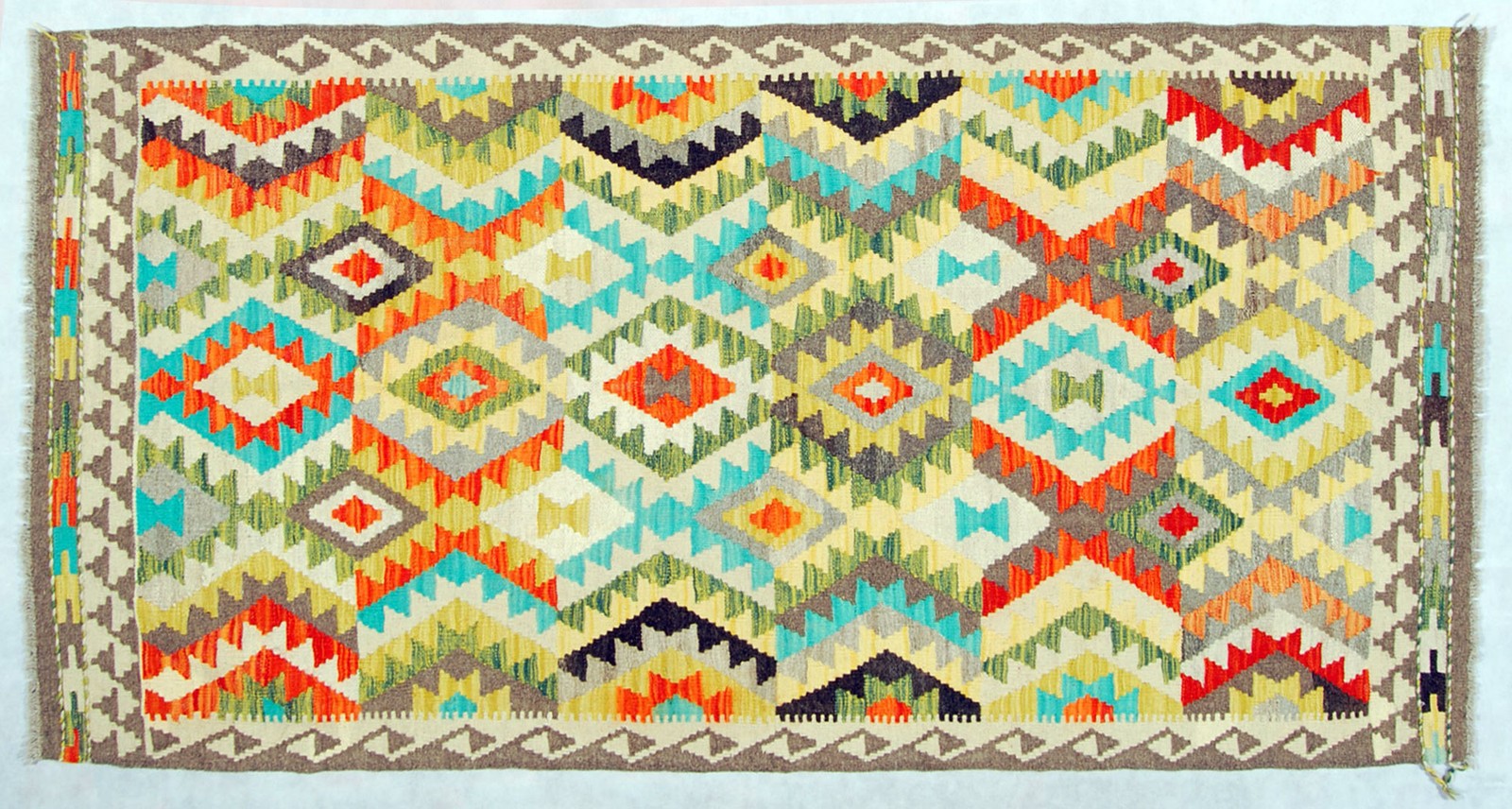 Kilim Kaudani Lana Hand Made In Afganistan 198×149 CM (Galleriafarah1970)