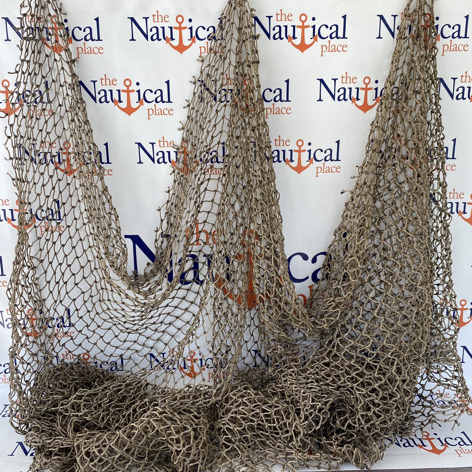 Authentic Used Fishing Net 5’x10′ – Fish Netting – Old Vintage Nautical Decor