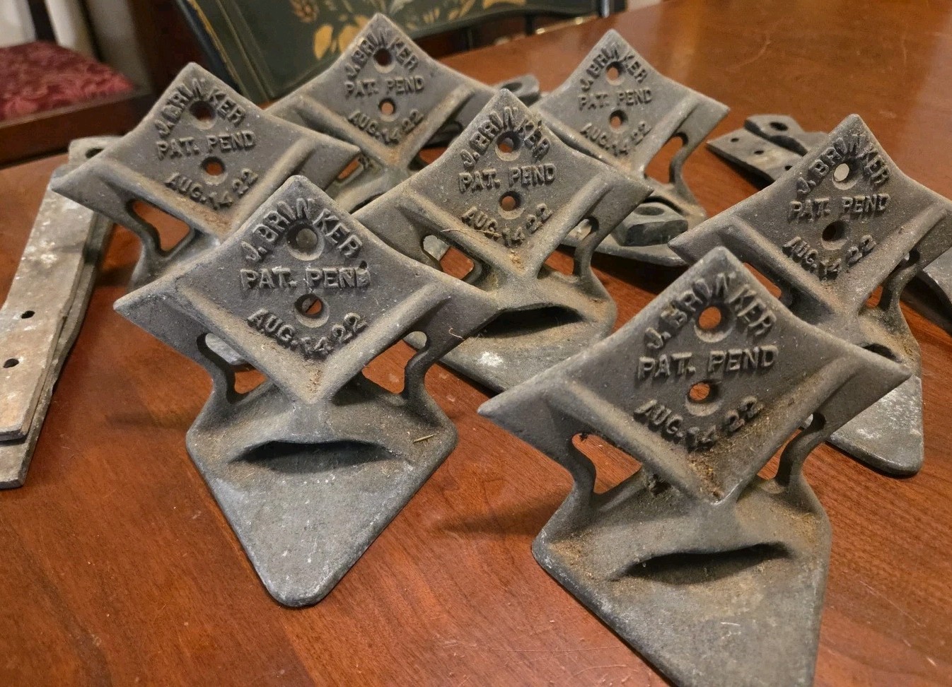 Brinker Snow Guard Birds 1922 House Architectural Antique Roof Porch