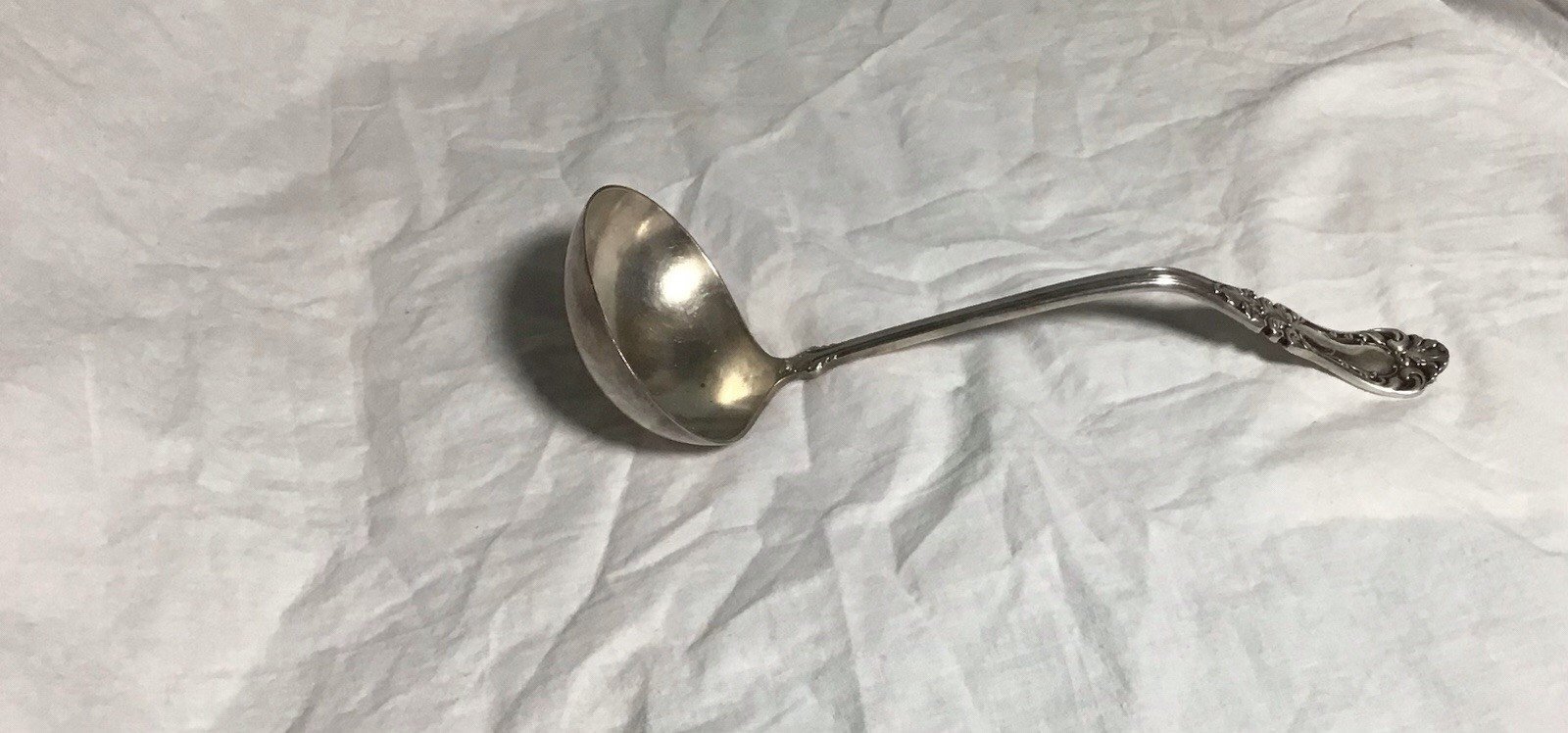 Vintage Simeon & George H Rogers Soup Punch Ladle Stainless Steel