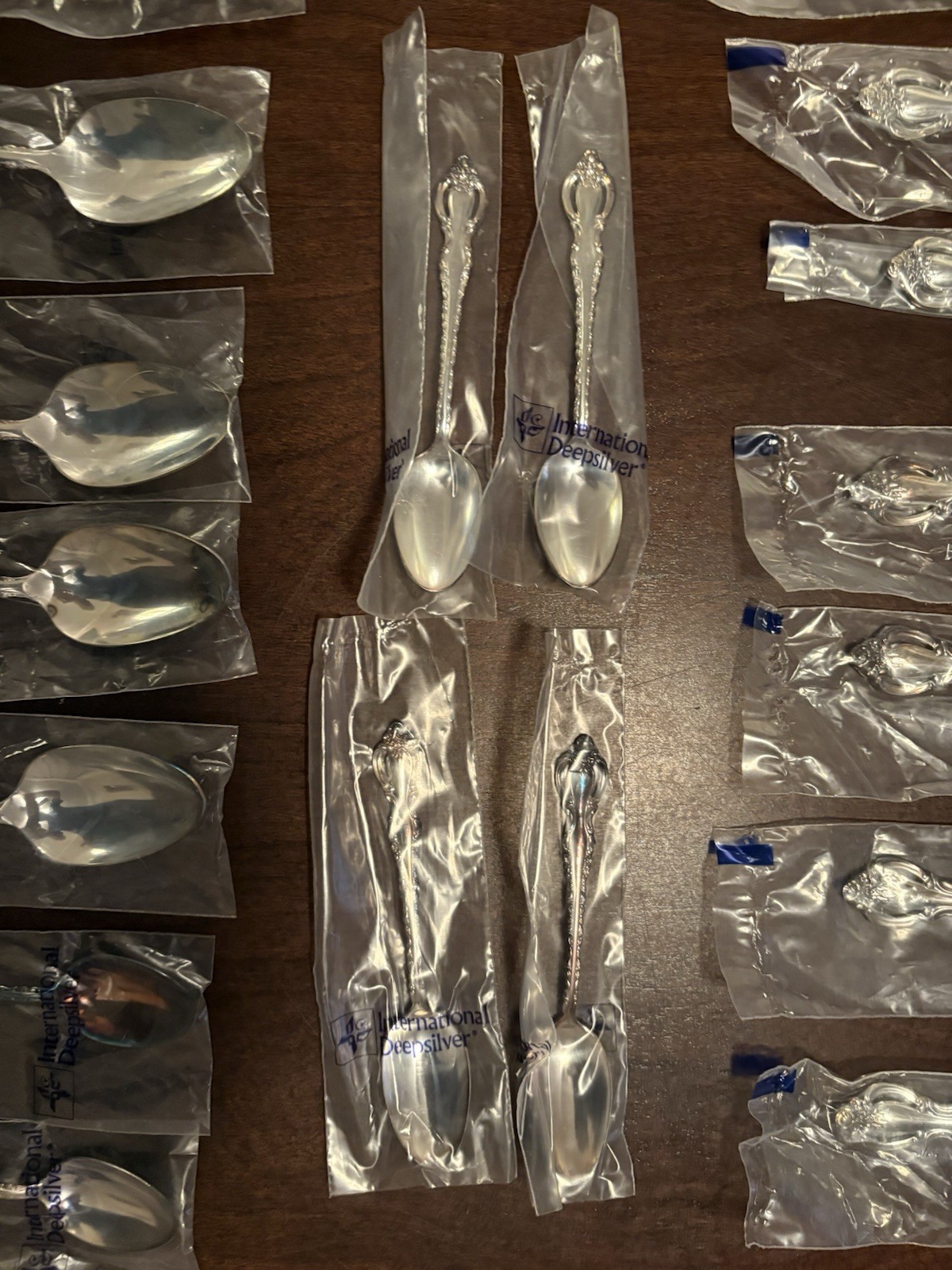 International Deepsilver Silverware Lot Of 72 And Box See Description