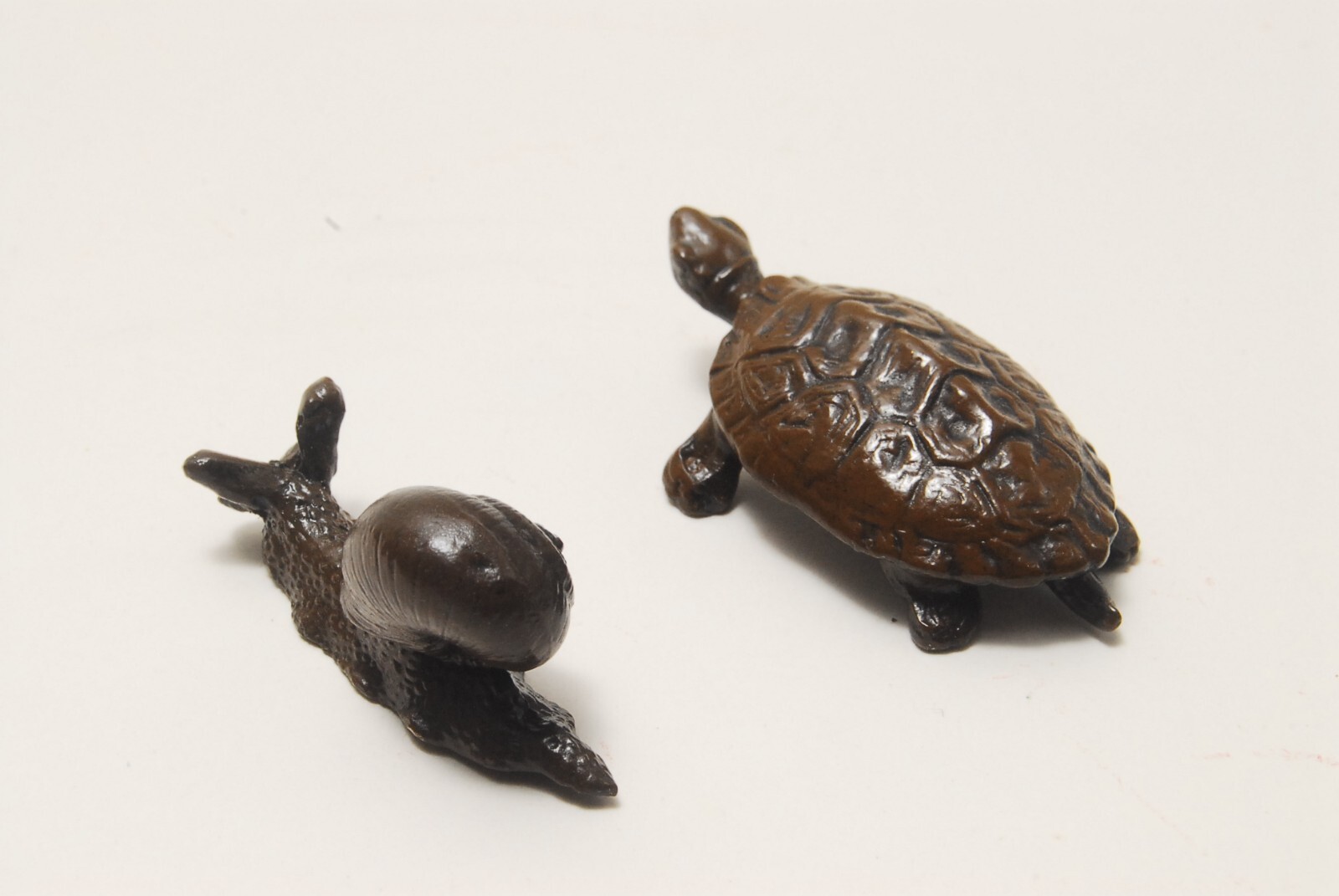 TENPAI TEMPAI turtle and snail Accompanying Bonsai ornament alloy figure L1.6″