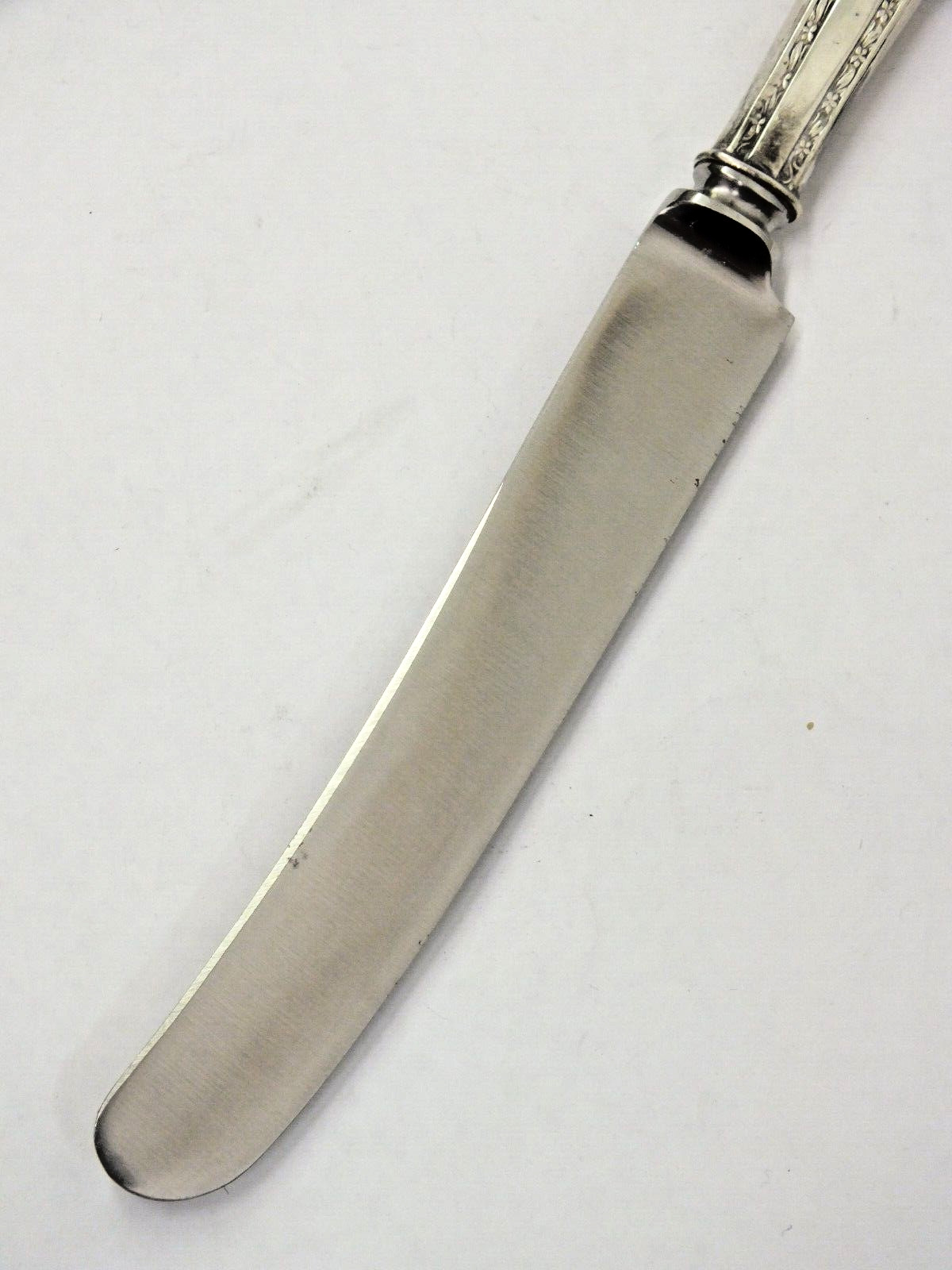 Alvin Silver Handled (READ) New Orange Blossom OLD FRENCH HOLLOW KNIFE Mono D