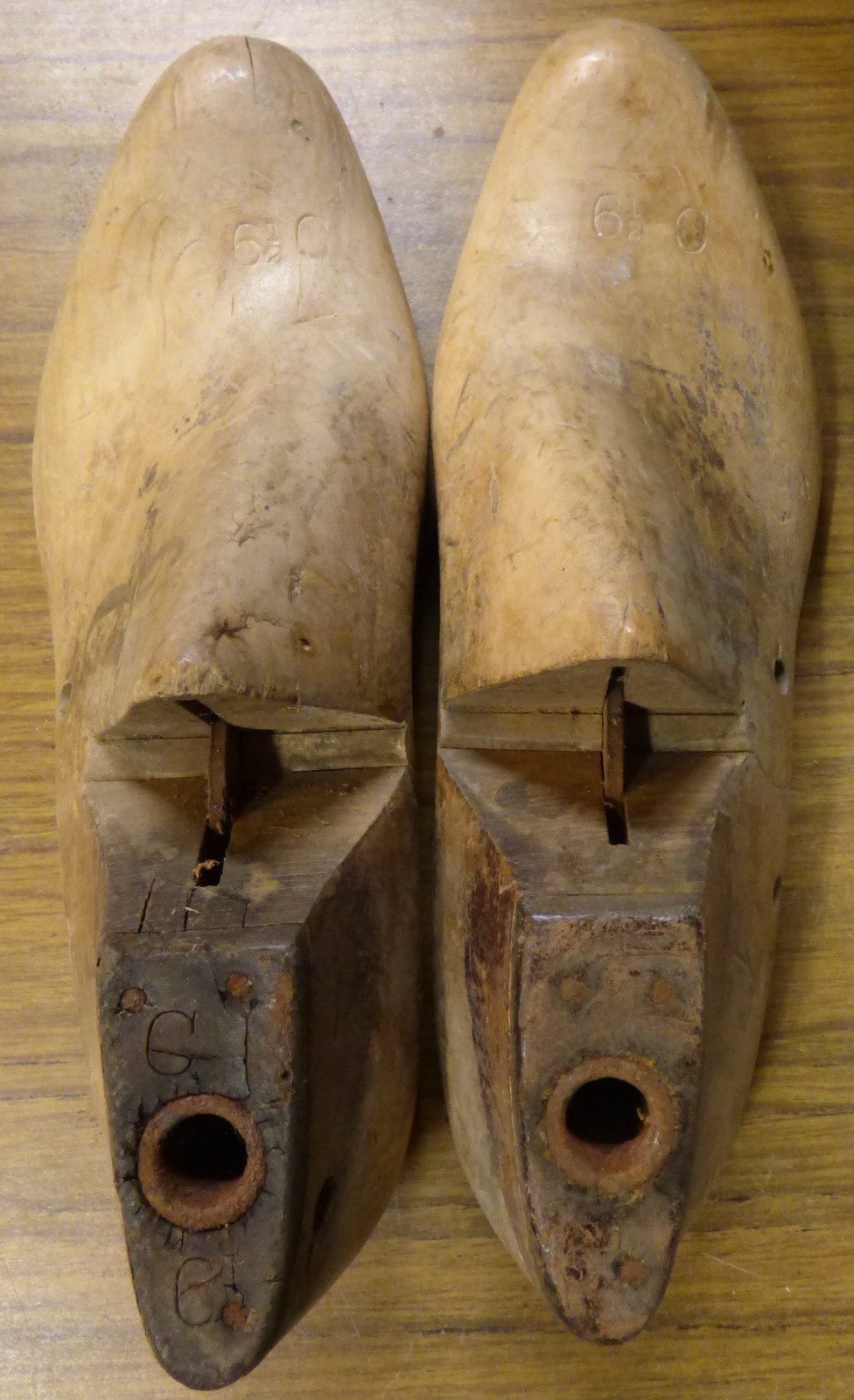 VINTAGE PAIR 1950’s Size 6 1/2 C Shoe Lasts (Craddock Terry Shoe) Lynchburg,Va