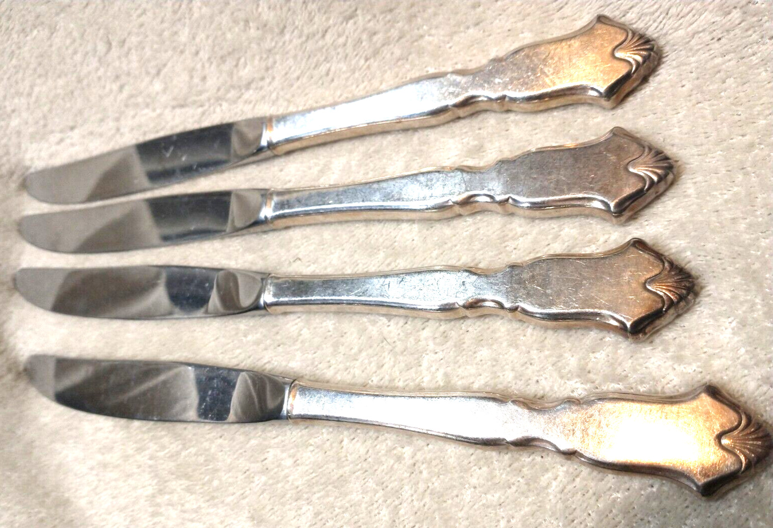 Vintage 1975 Chadwick International DeepSilver Co. Set Of 4 Silver Plated A36